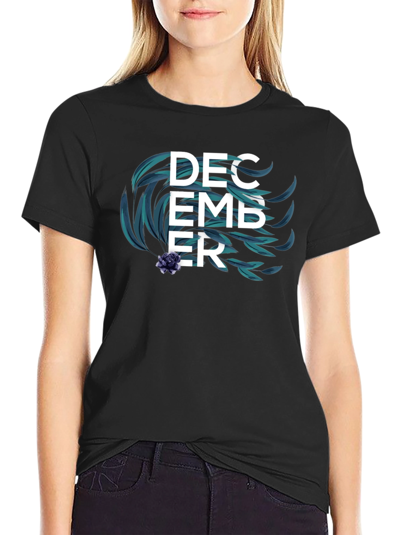 December Floral Mens T-Shirt