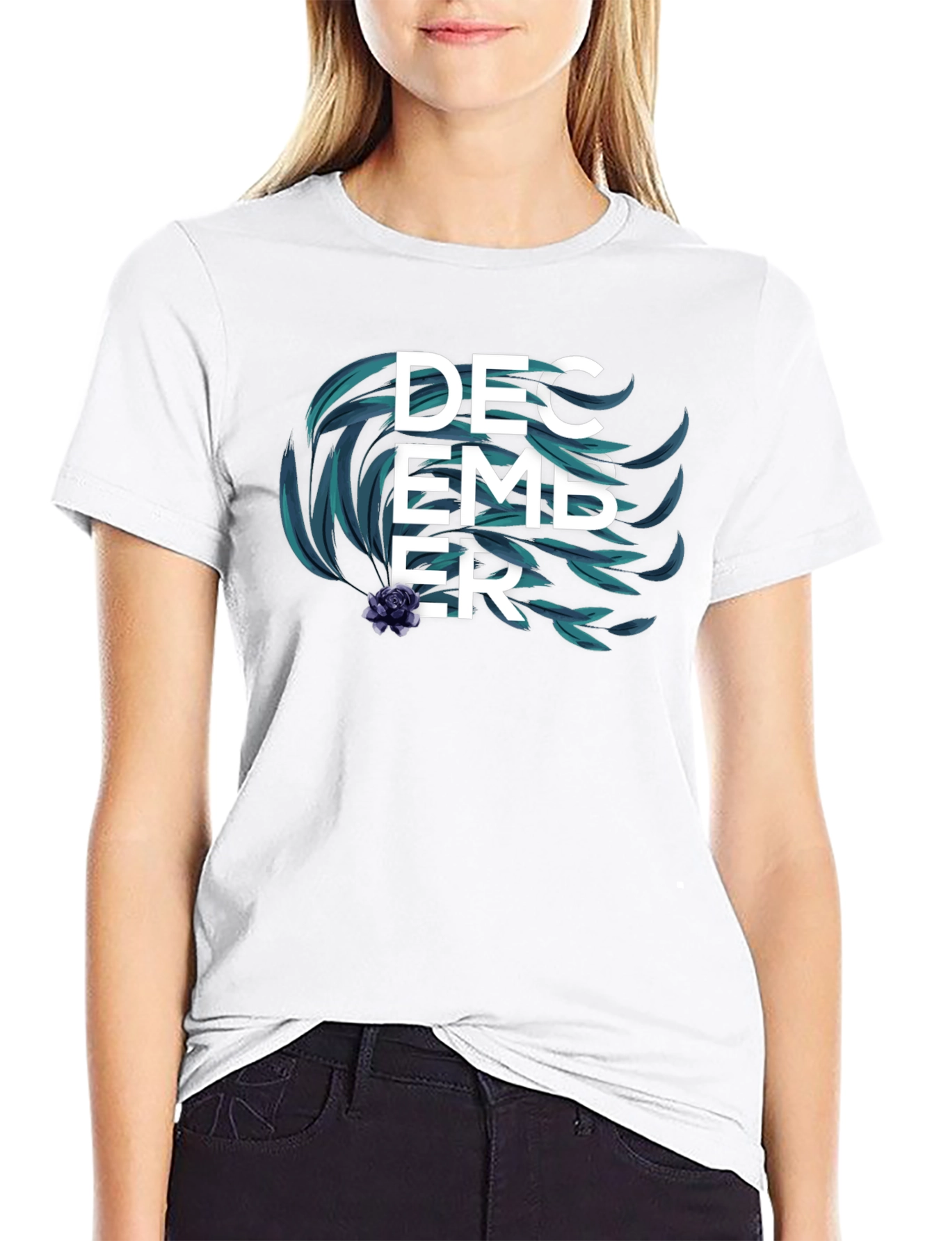 December Floral Mens T-Shirt