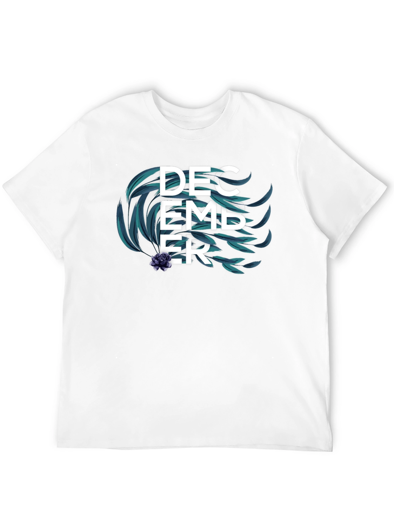 December Floral Mens T-Shirt