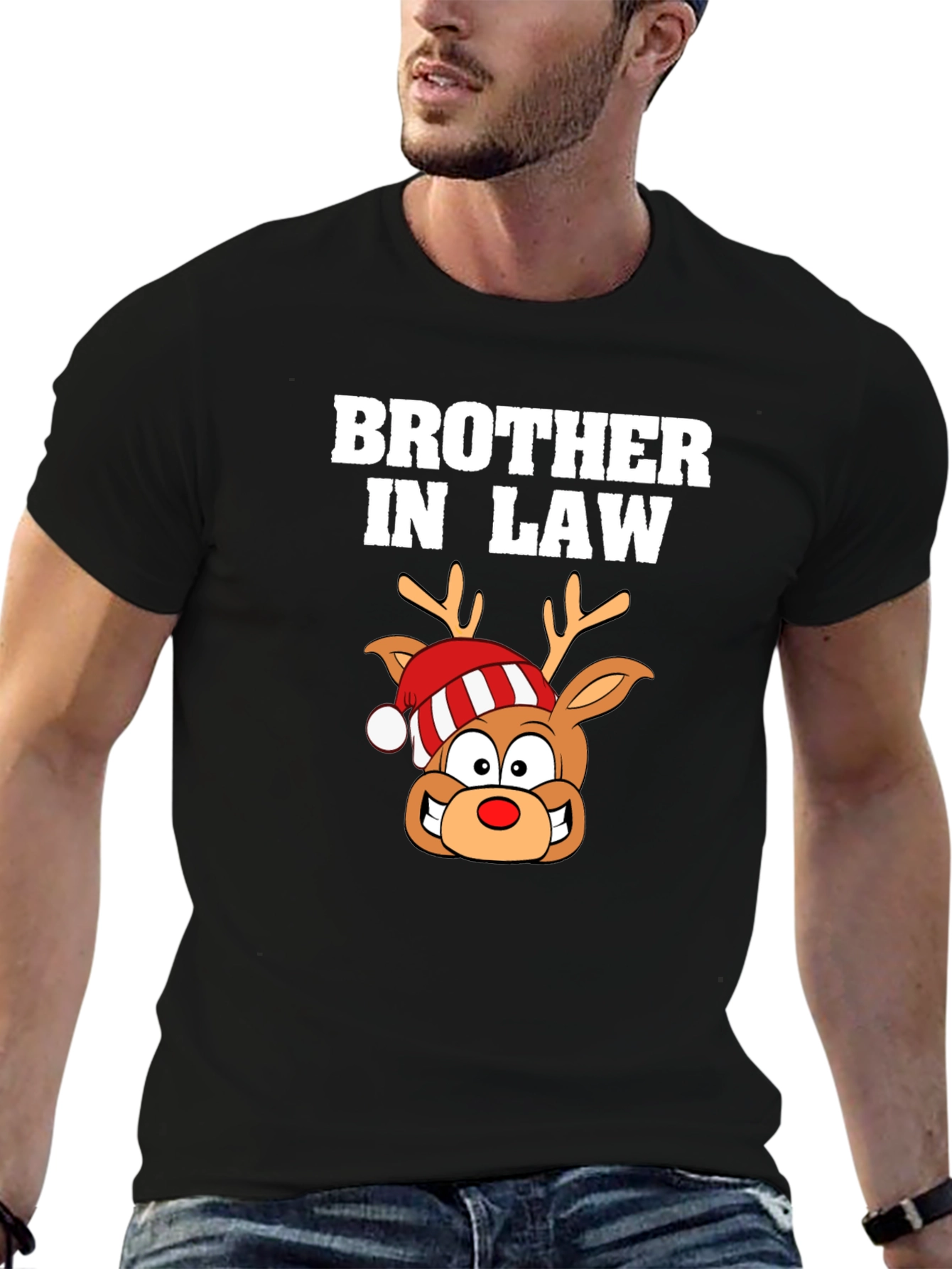 Brother In Law Reindeer Christmas T-Shirt