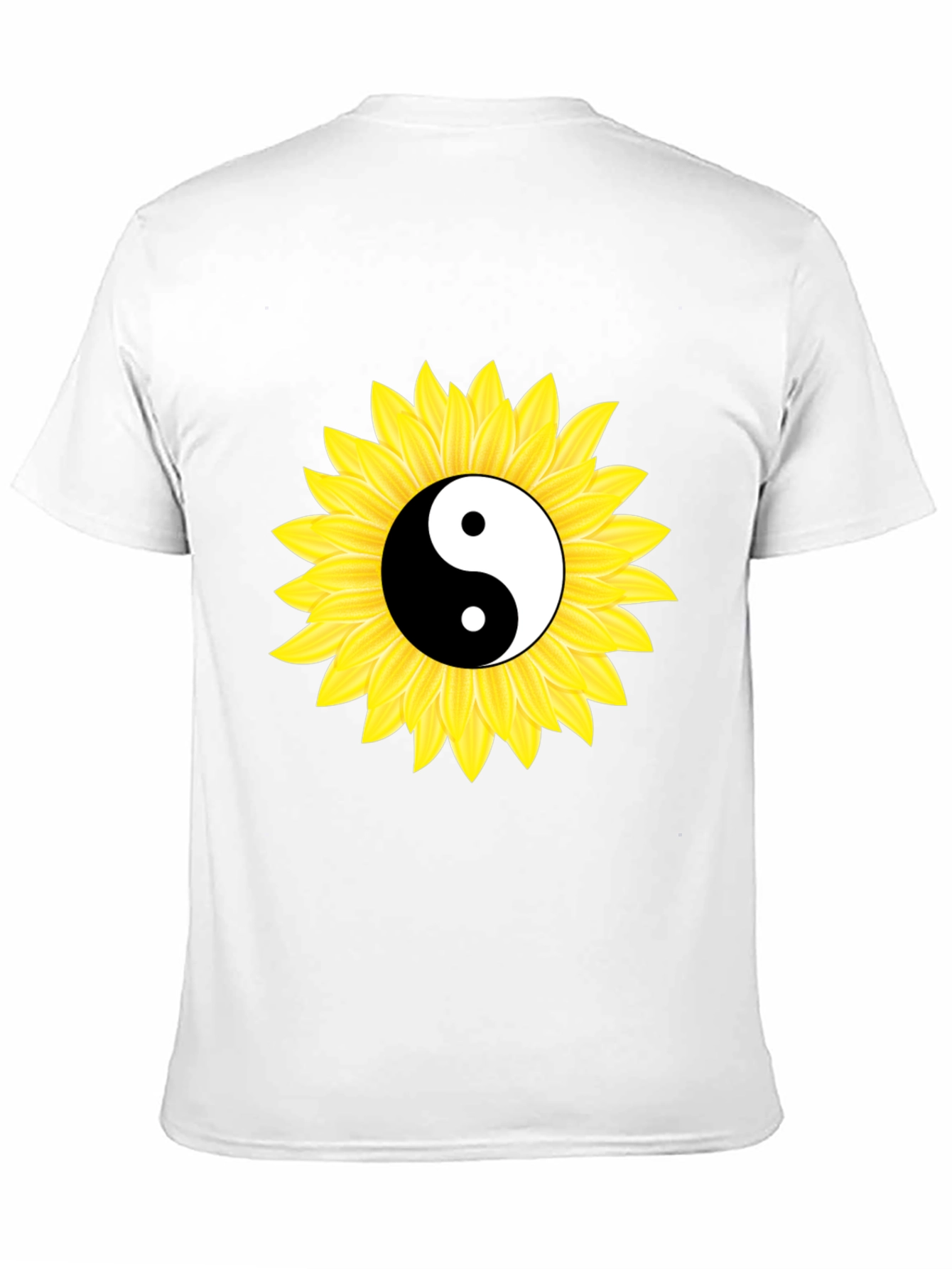 Yin Yang Sunflower Graphic Tee