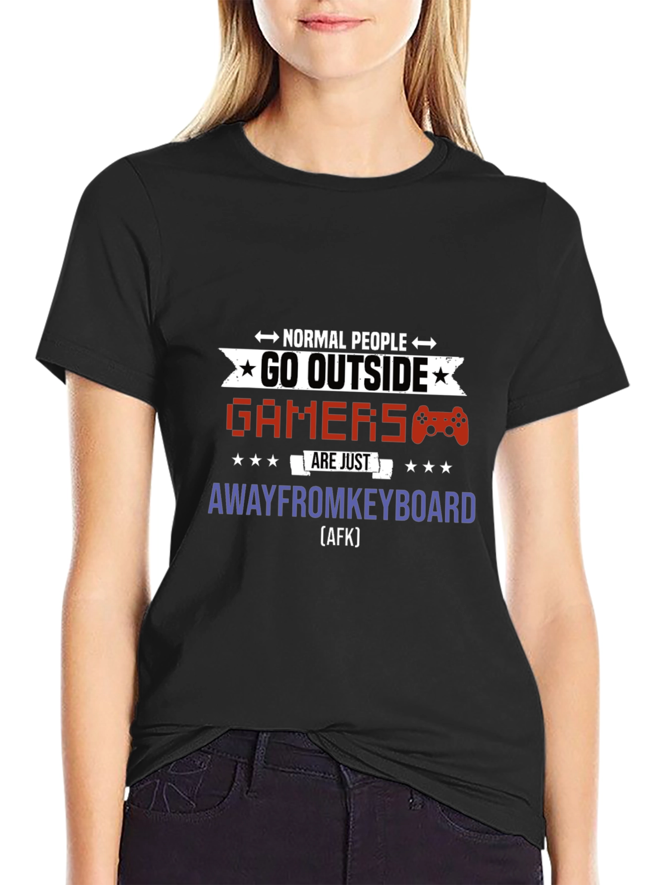Gamers Away From Keyboard T-Shirt | Funny Graphic Tee