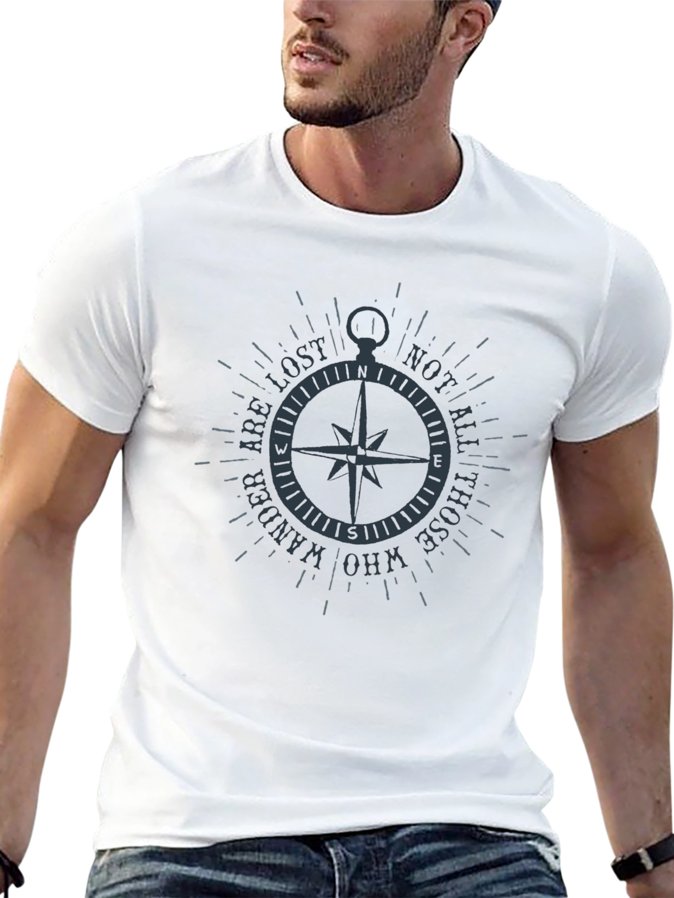Compass Graphic T-Shirt - Wanderer Tee