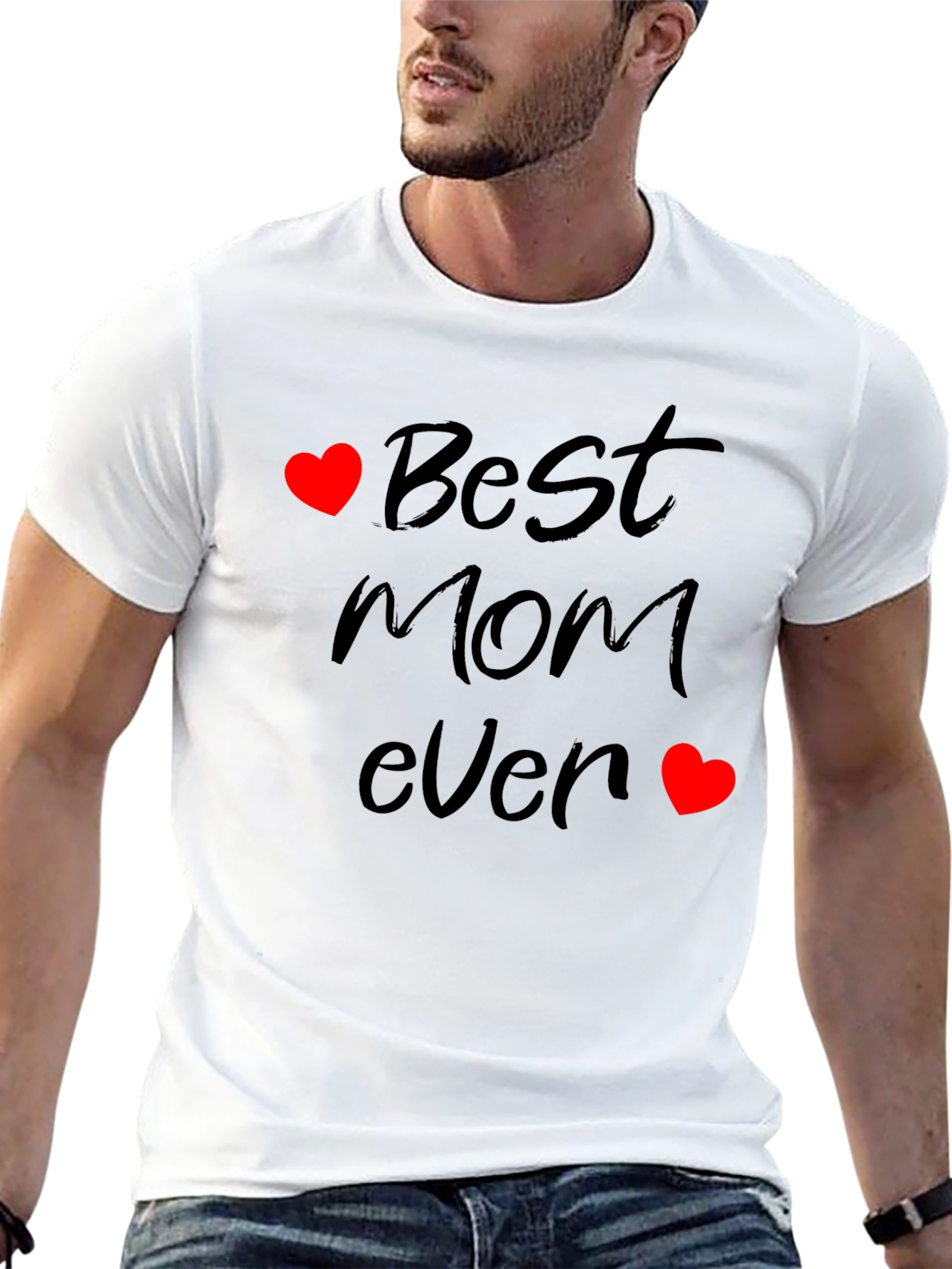 Best Mom Ever T-Shirt - Black Cotton Blend