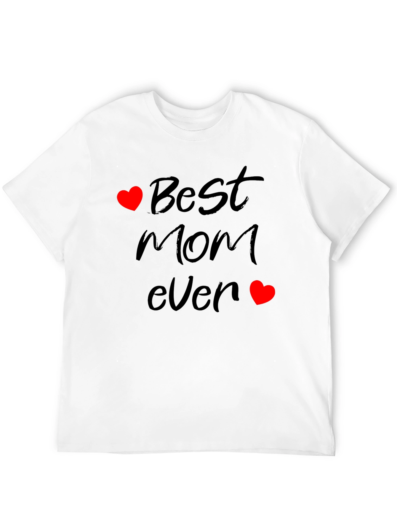 Best Mom Ever T-Shirt - Black Cotton Blend