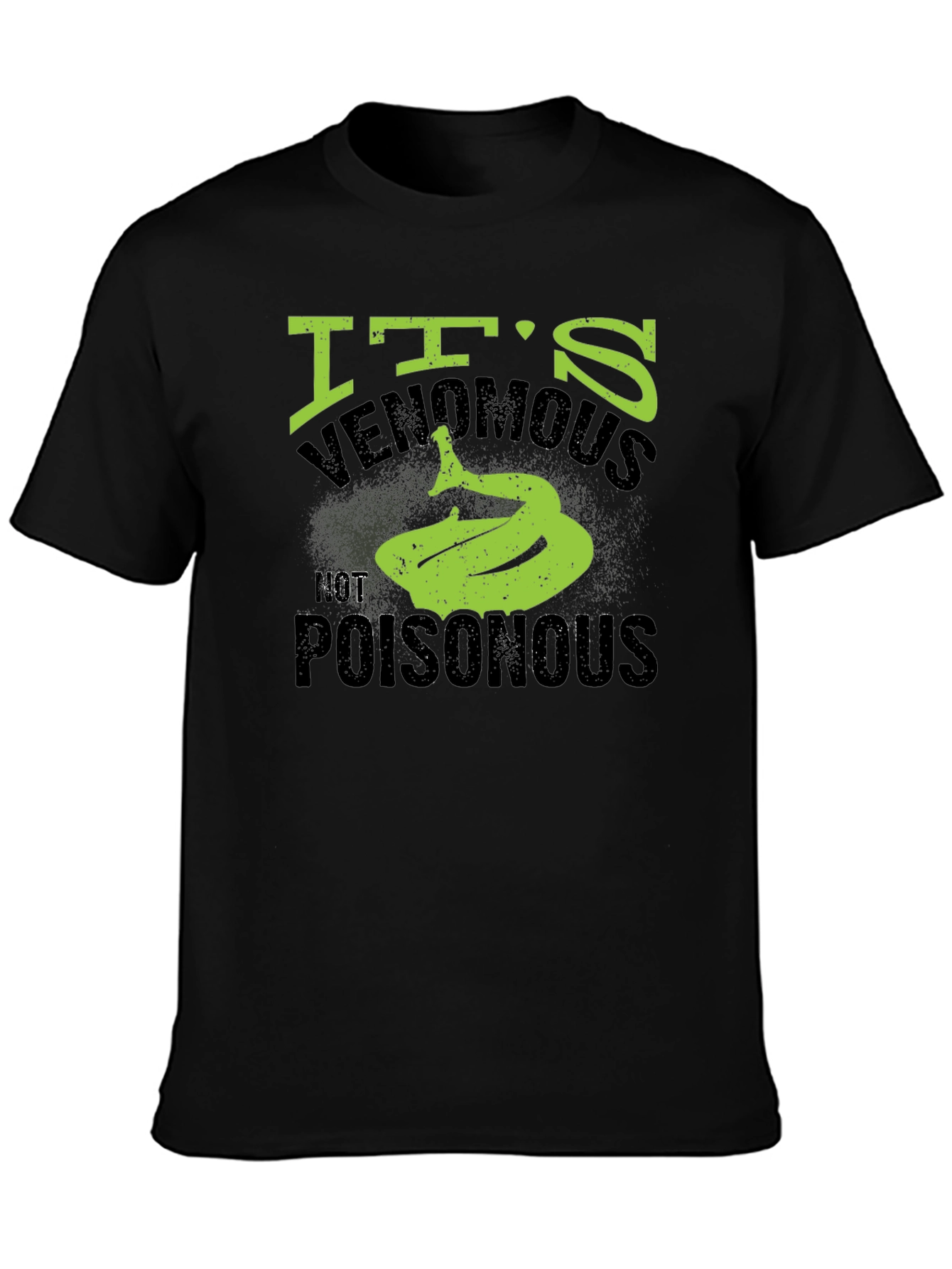 Its Venomous Not Poisonous Snake Graphic T-Shirt