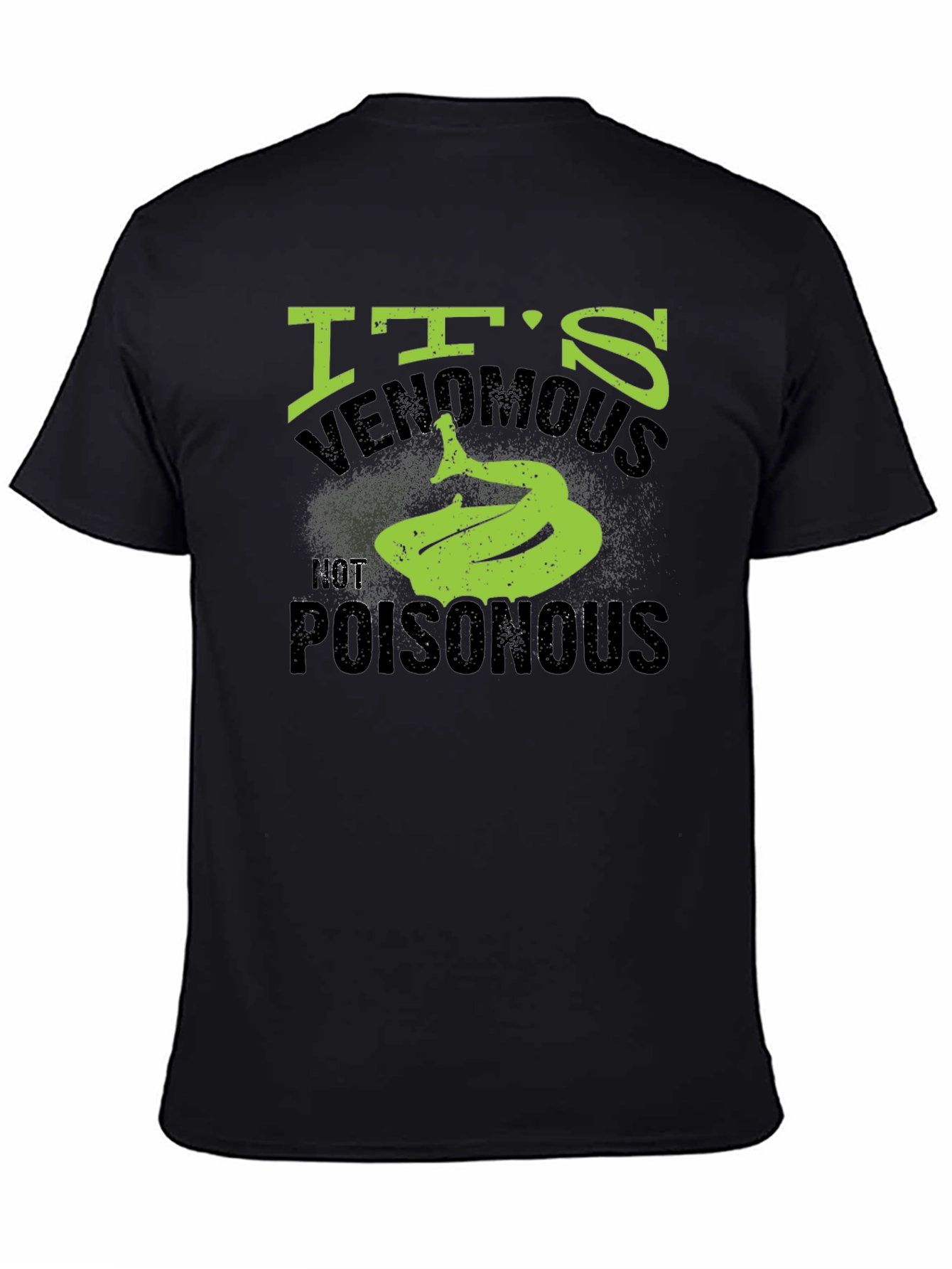 Its Venomous Not Poisonous Snake Graphic T-Shirt
