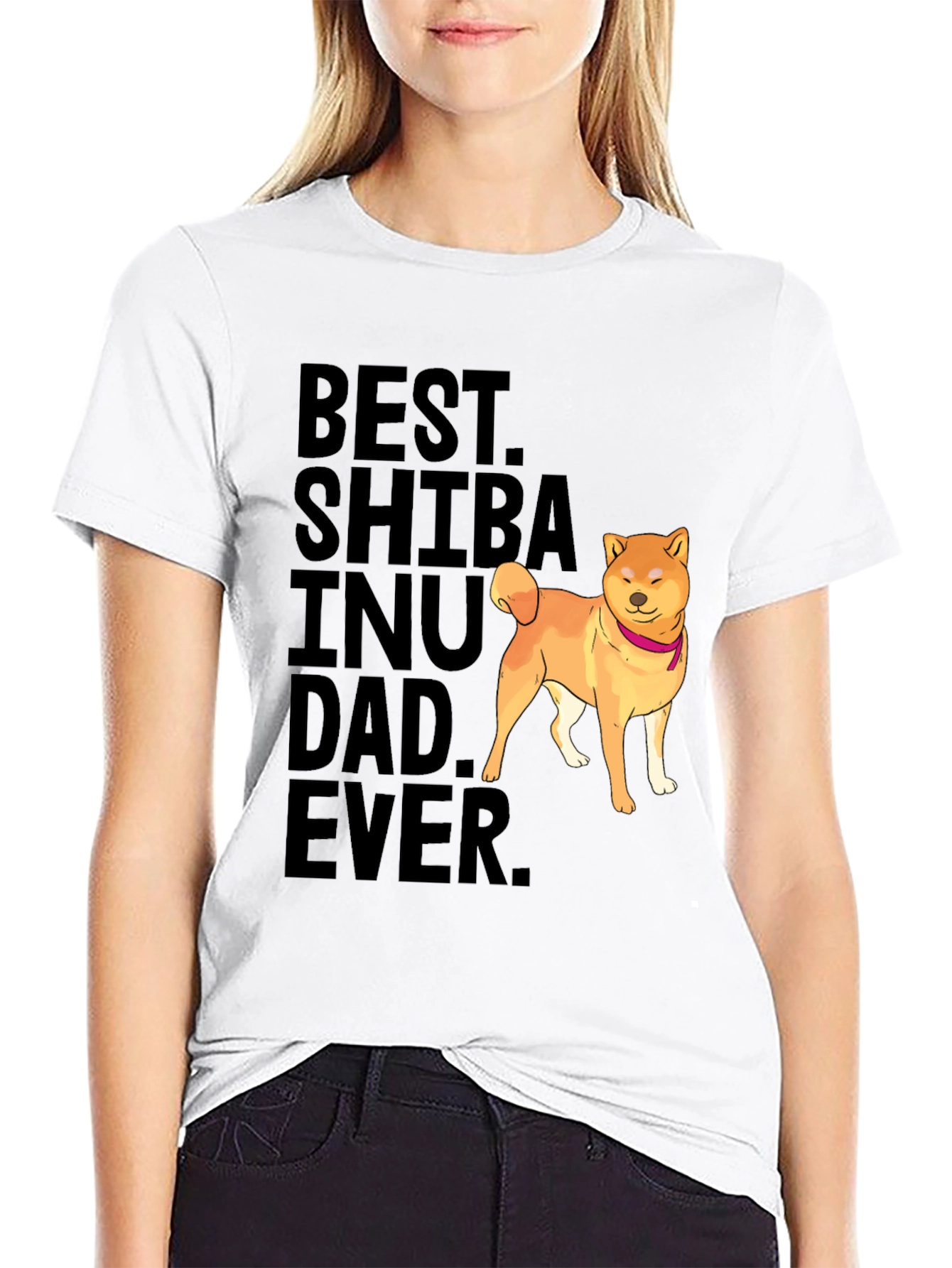 Best Shiba Inu Dad Ever Graphic Tee