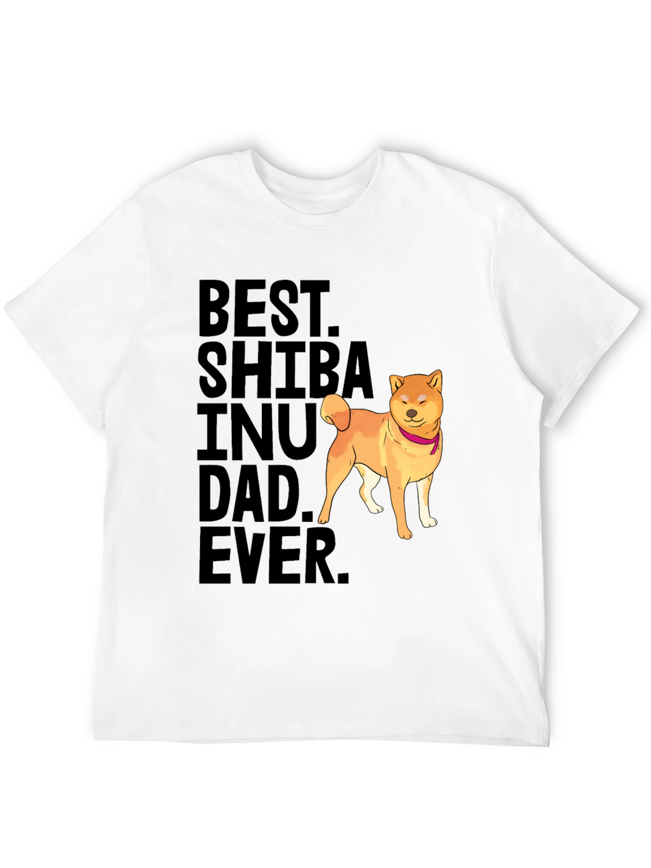 Best Shiba Inu Dad Ever Graphic Tee