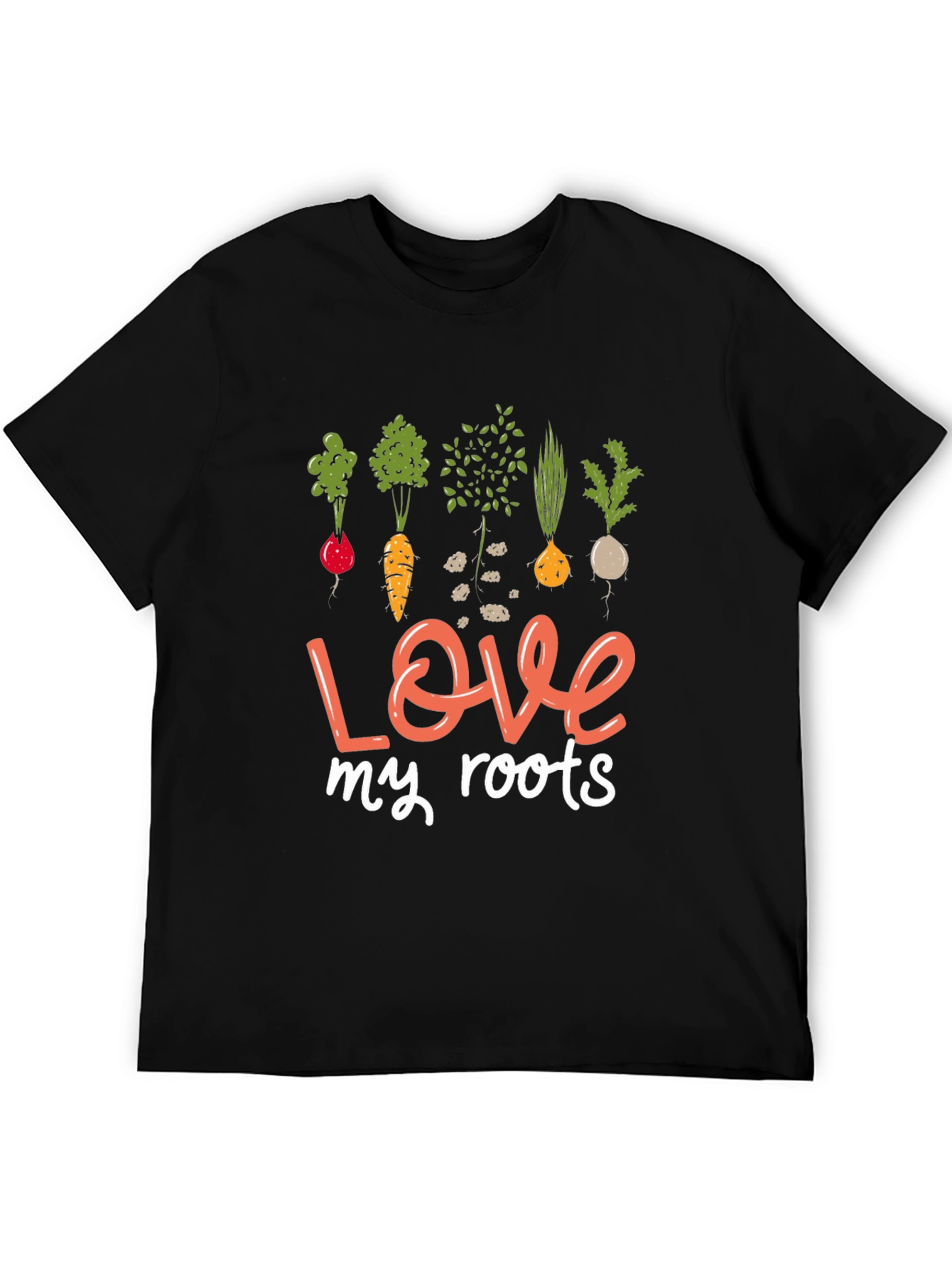 Love My Roots Gardening T-Shirt - Black