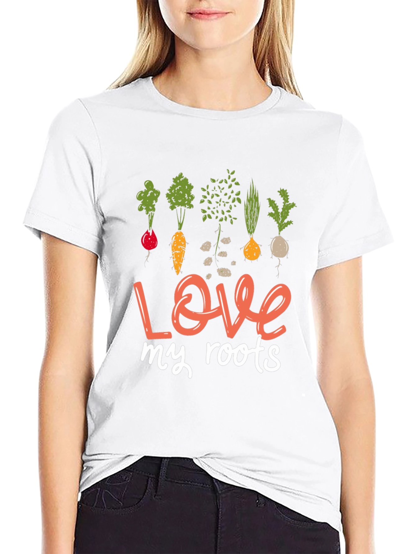 Love My Roots Gardening T-Shirt - Black