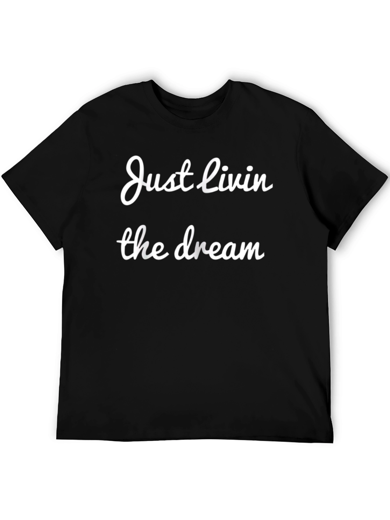 Just Livin the Dream Black Graphic Tee