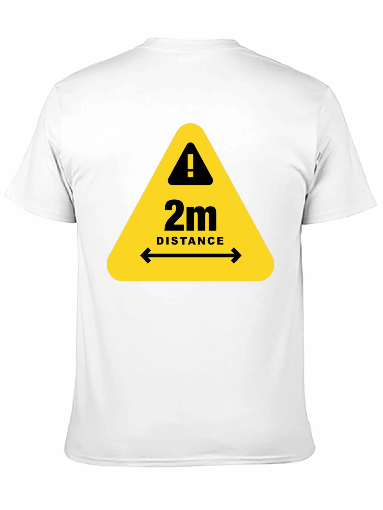 2m Distance Safety T-Shirt - Stay Alert & Protected!