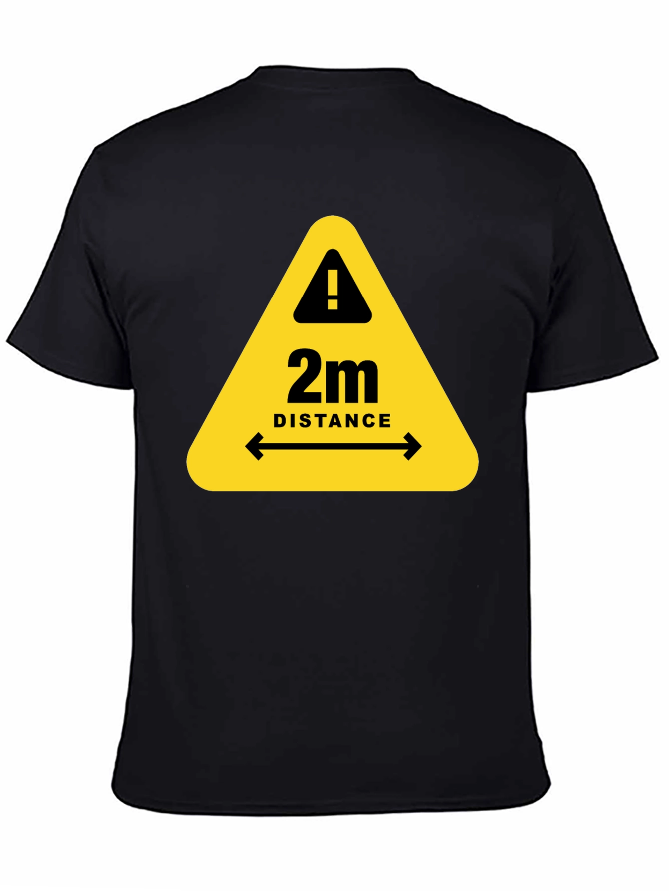 2m Distance Safety T-Shirt - Stay Alert & Protected!