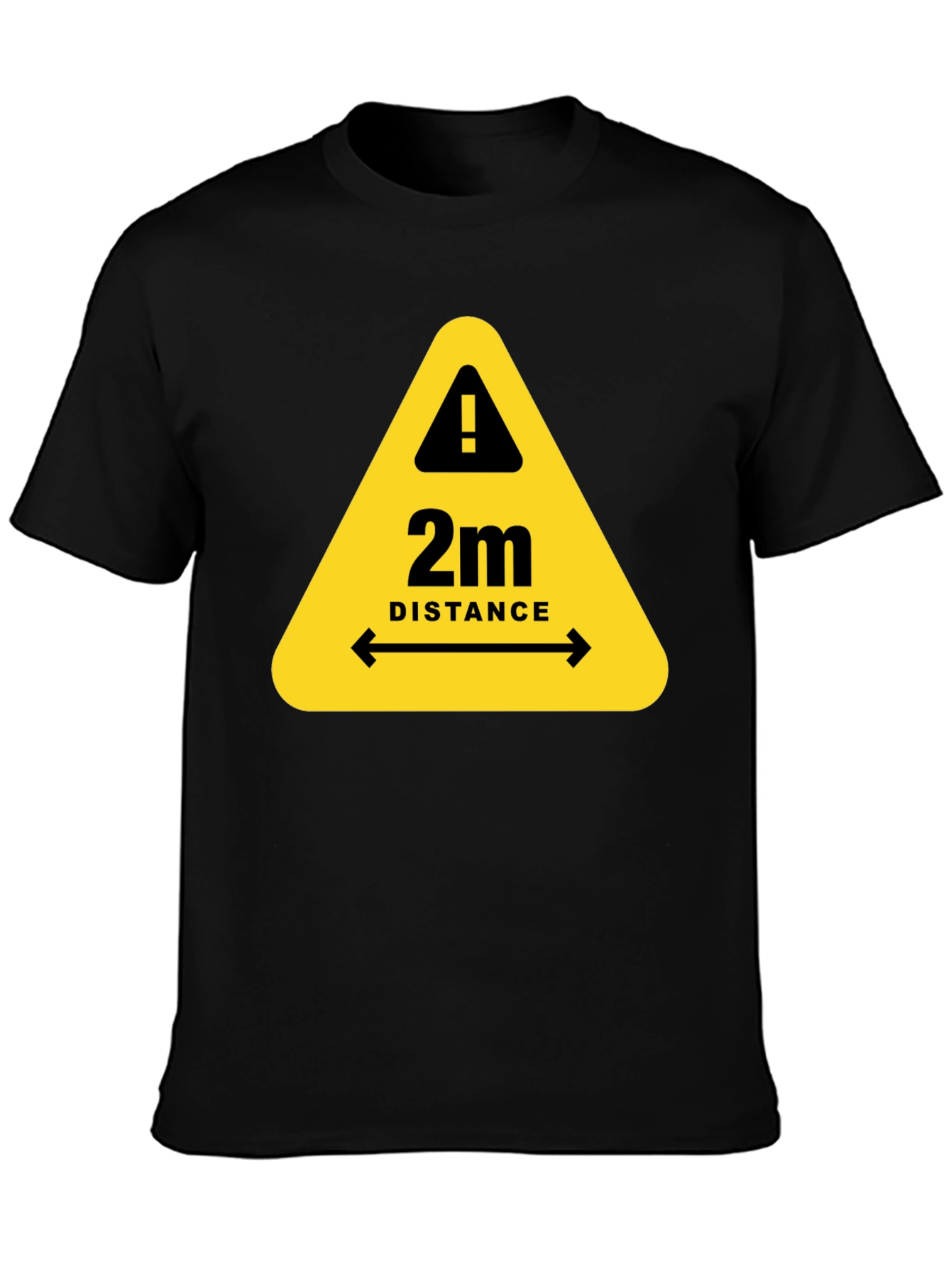 2m Distance Safety T-Shirt - Stay Alert & Protected!