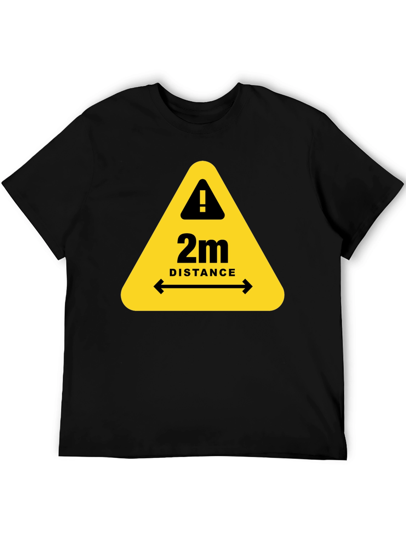 2m Distance Safety T-Shirt - Stay Alert & Protected!