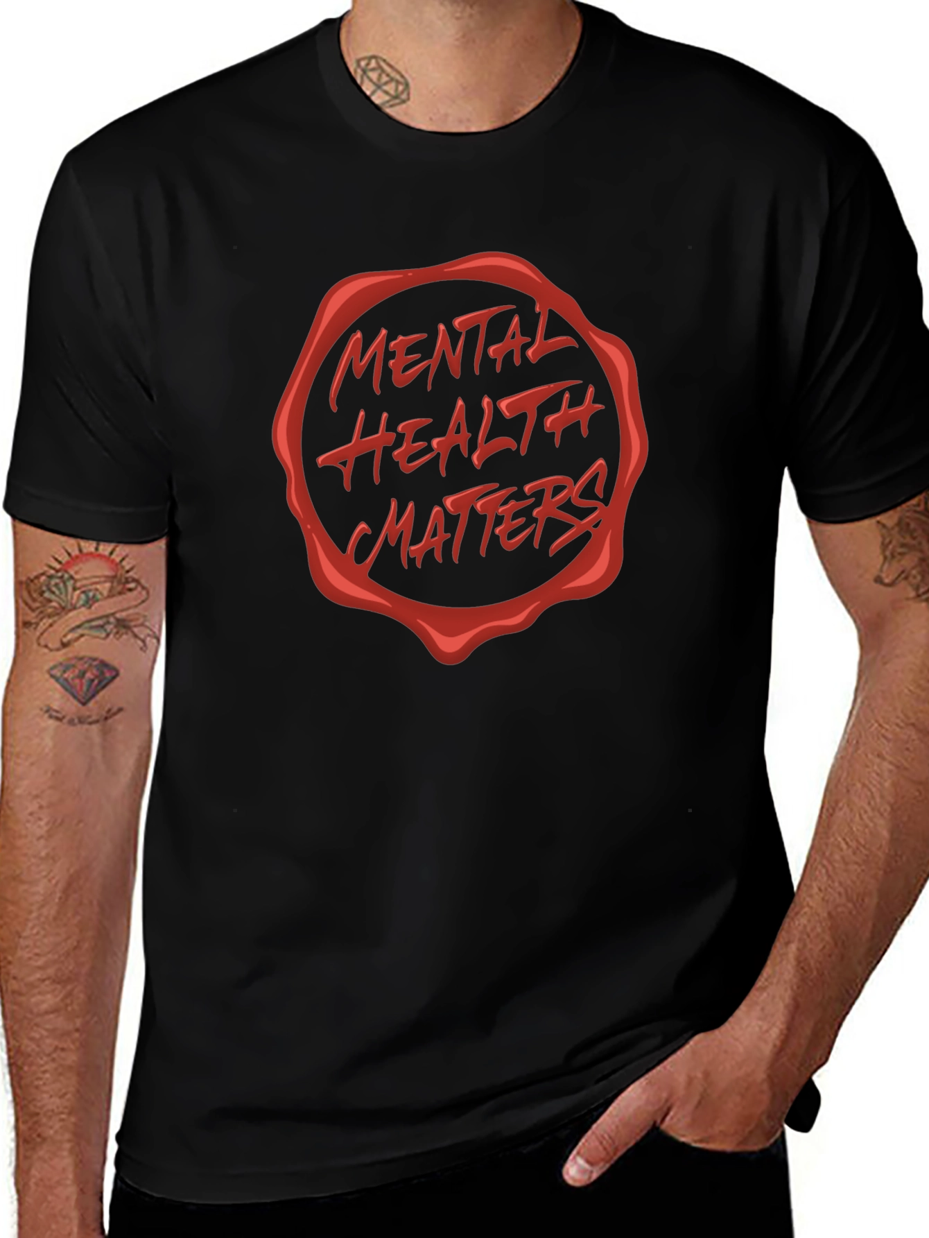 Mental Health Matters Graphic Tee - Black Unisex Shirt