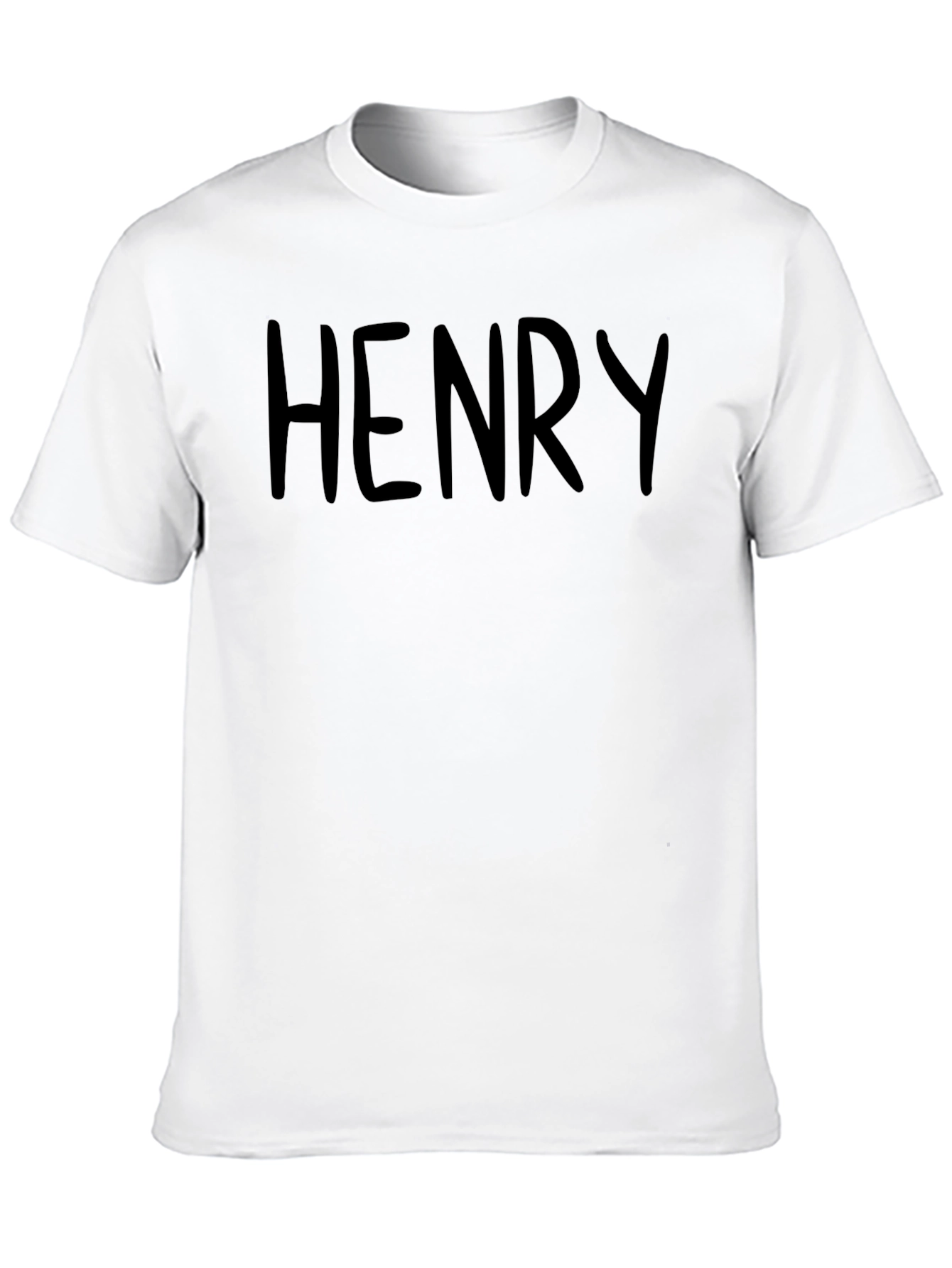 Personalized Henry Black T-Shirt