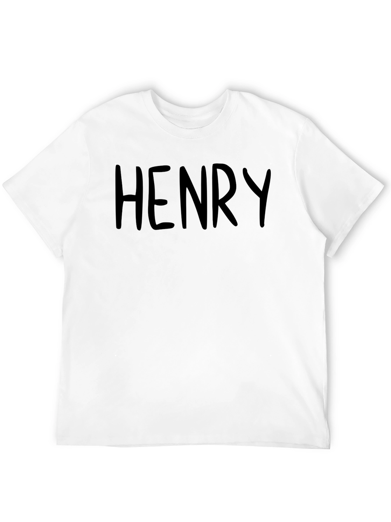 Personalized Henry Black T-Shirt
