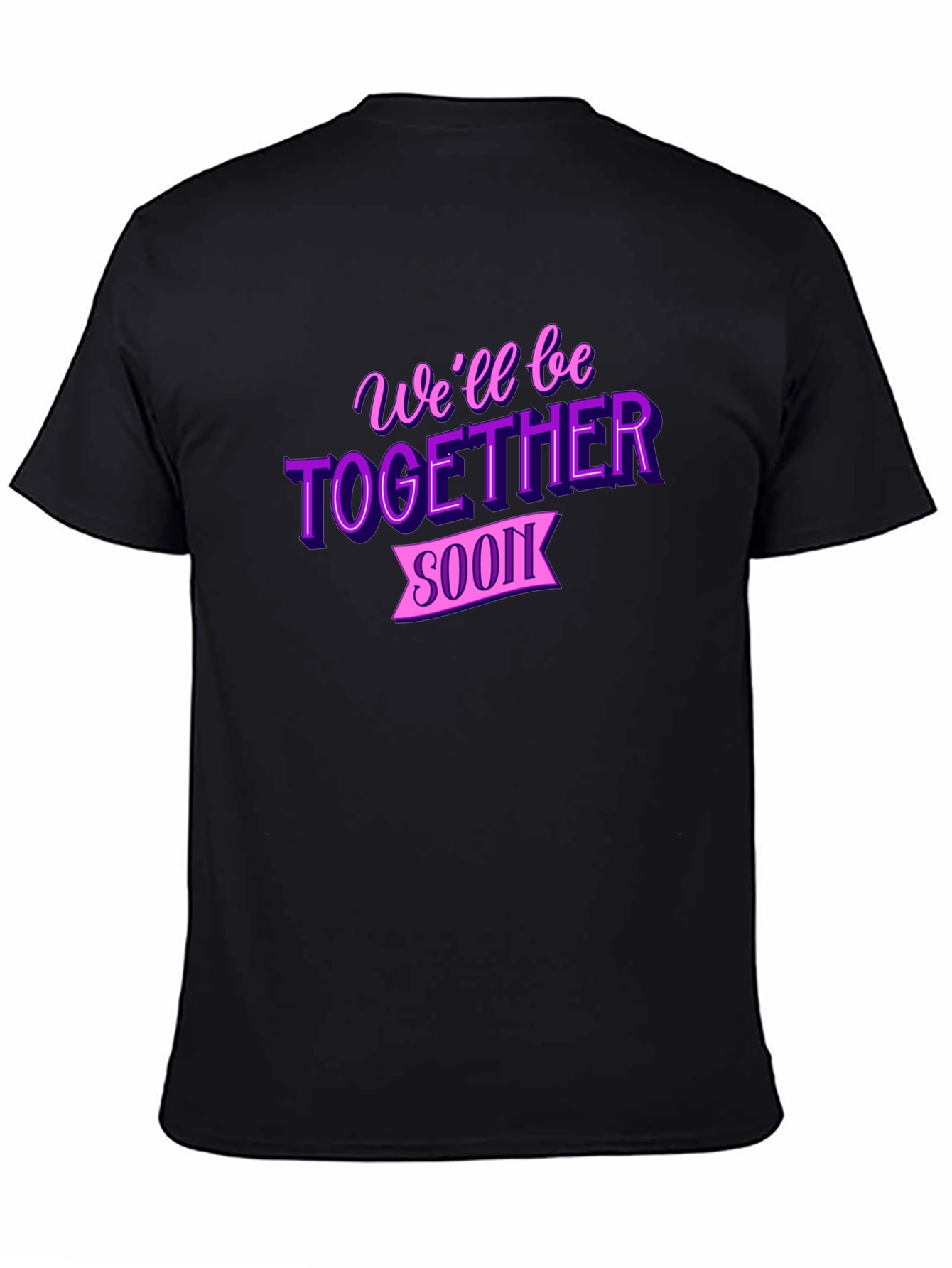 Together Soon Black T-Shirt