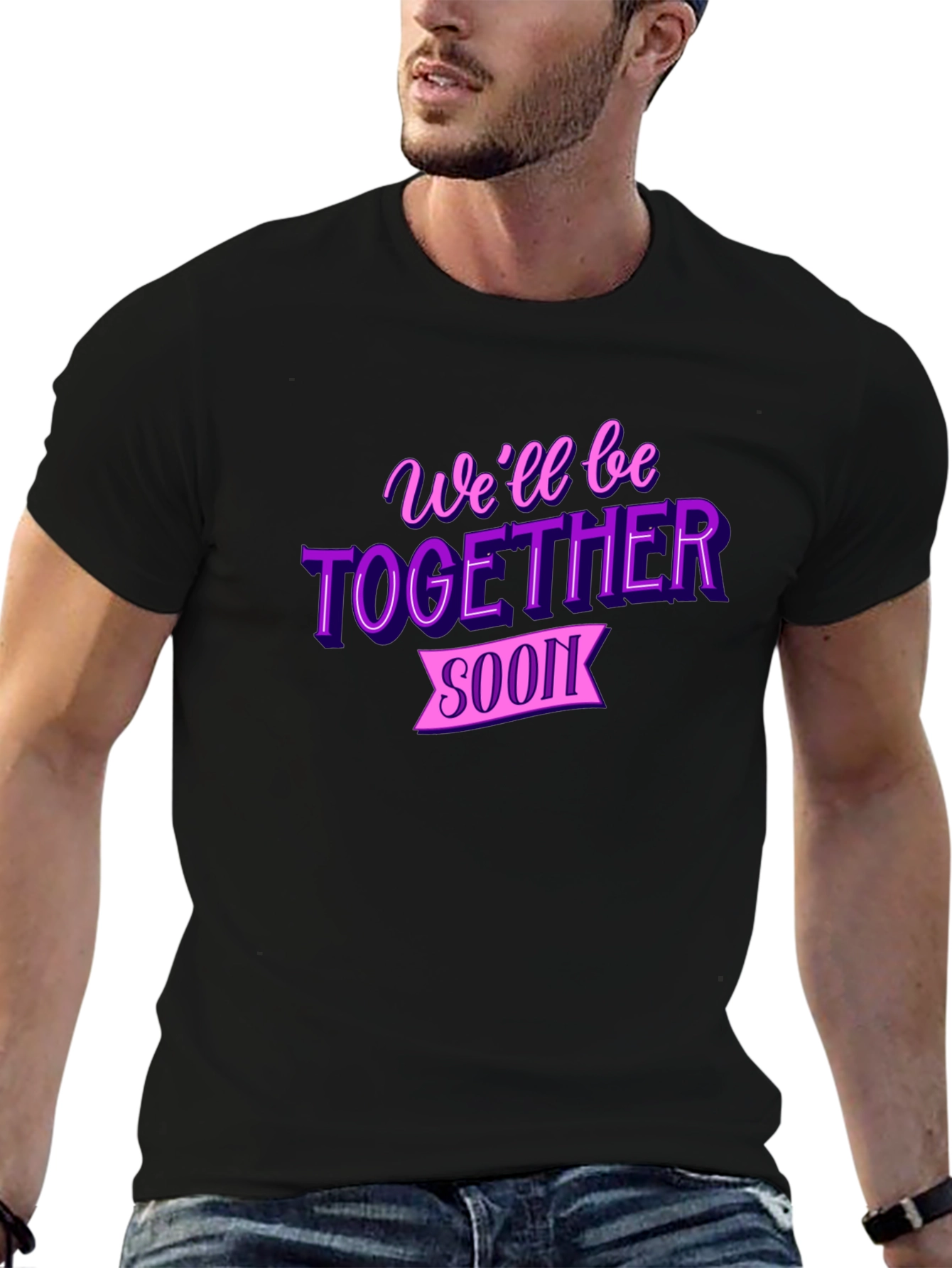 Together Soon Black T-Shirt