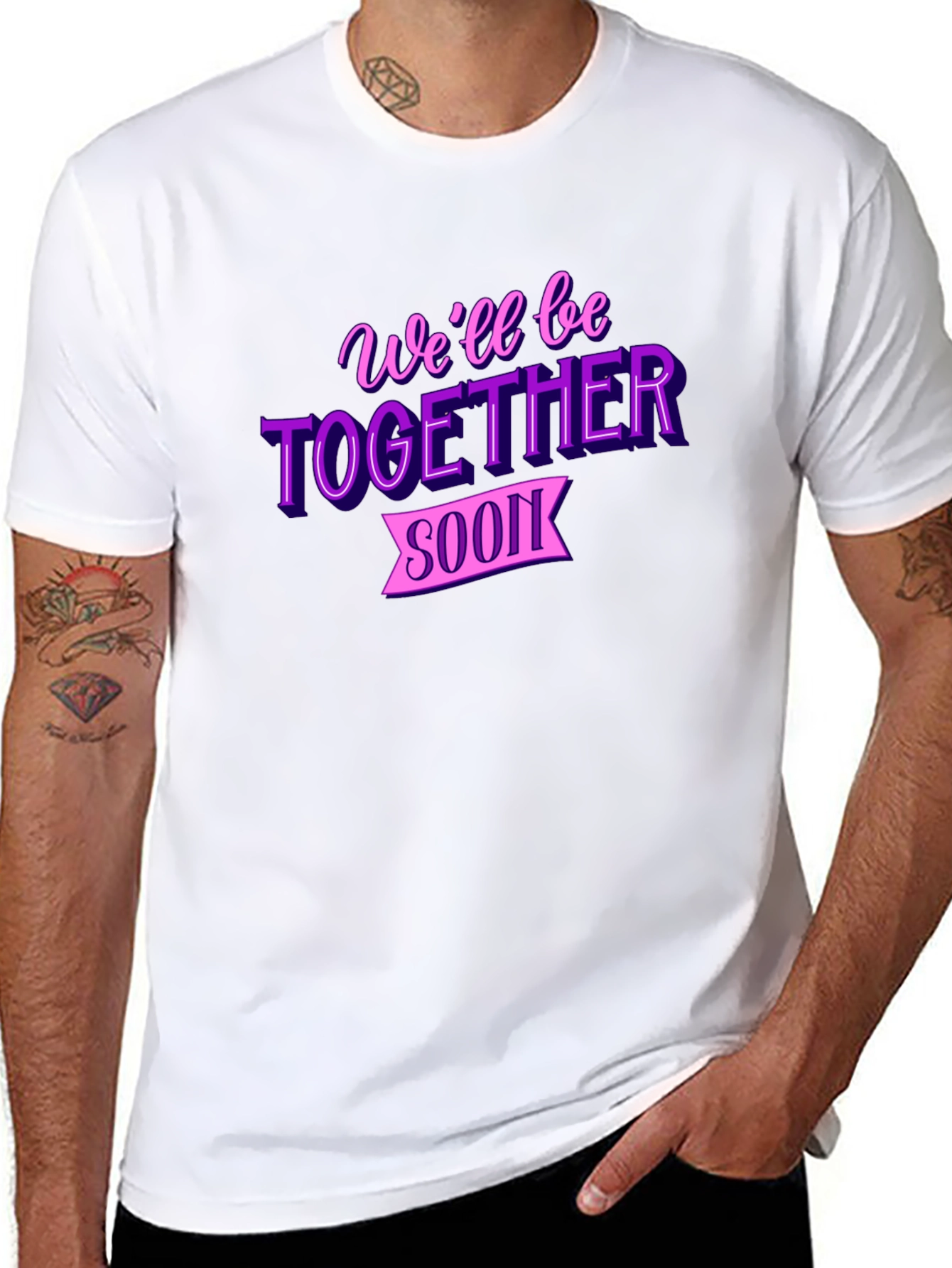 Together Soon Black T-Shirt