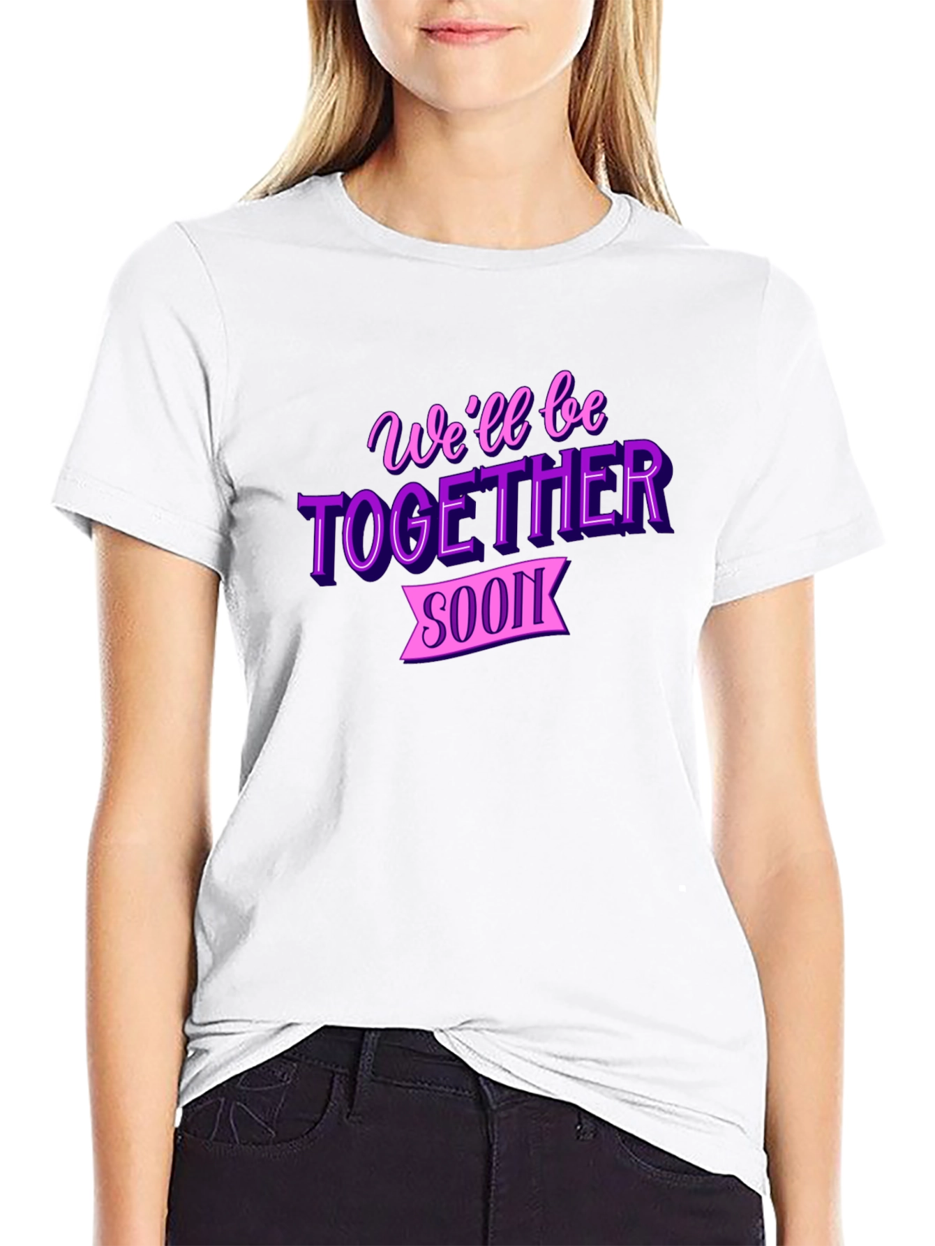 Together Soon Black T-Shirt