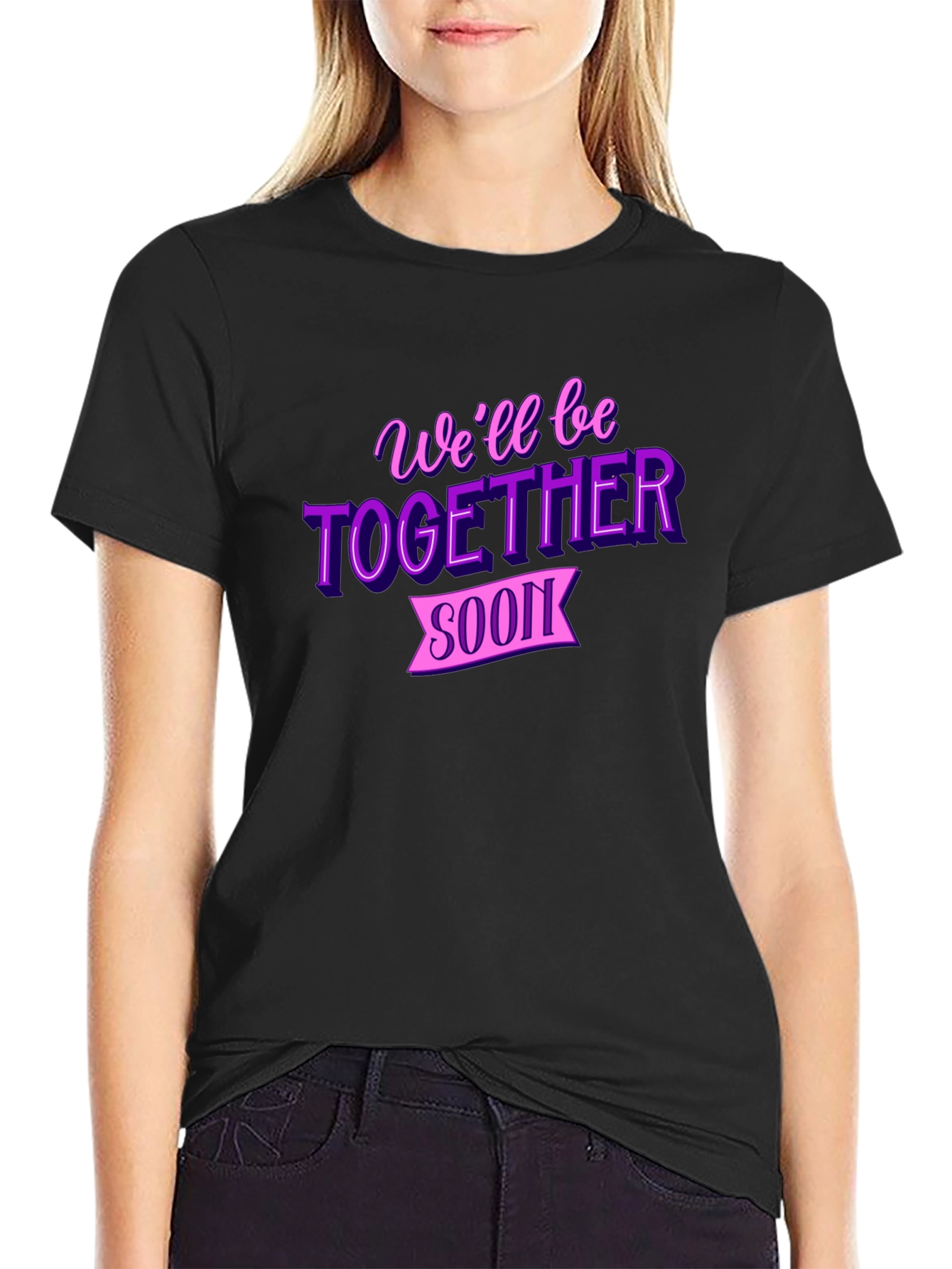 Together Soon Black T-Shirt