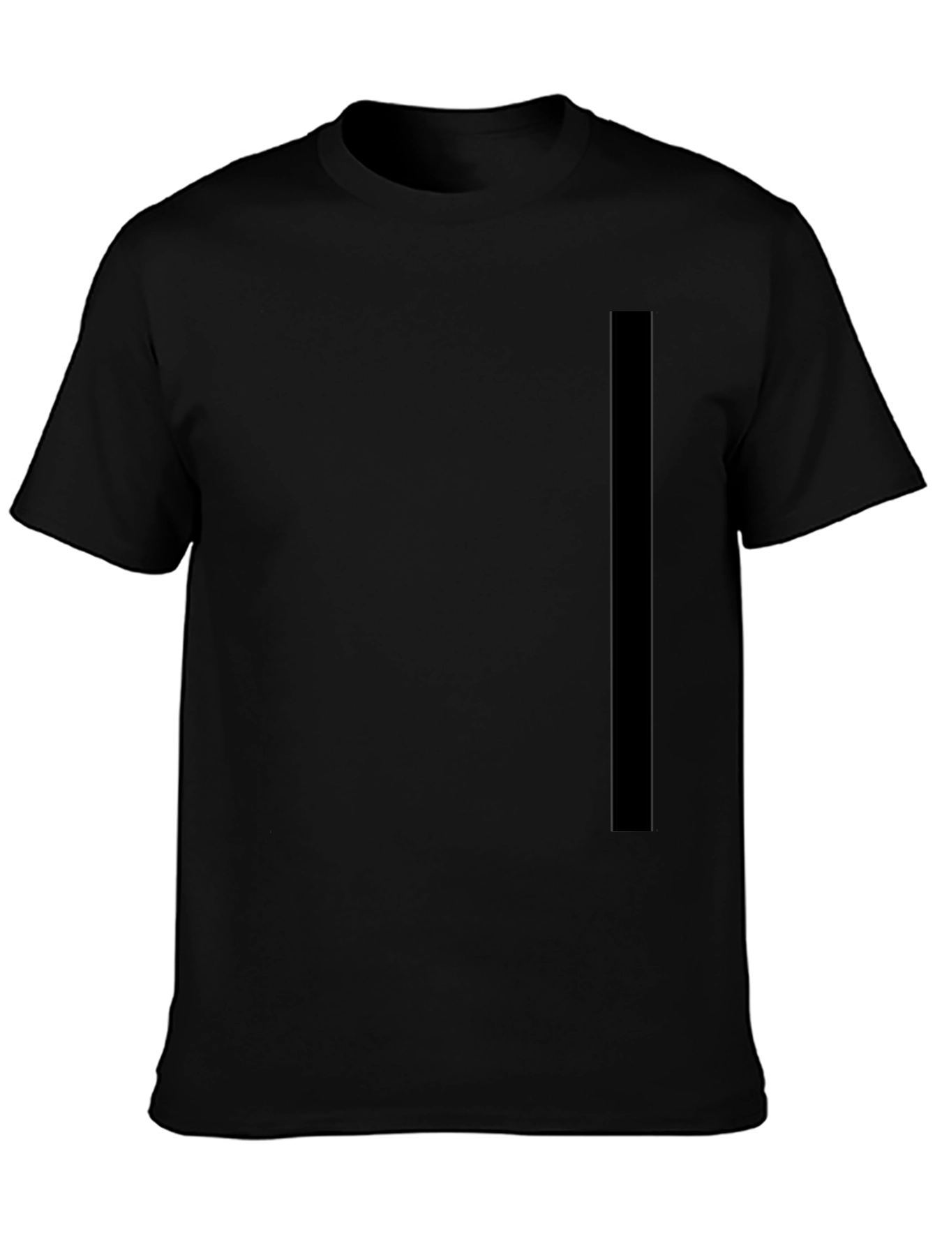 Mens Black Basic T-Shirt