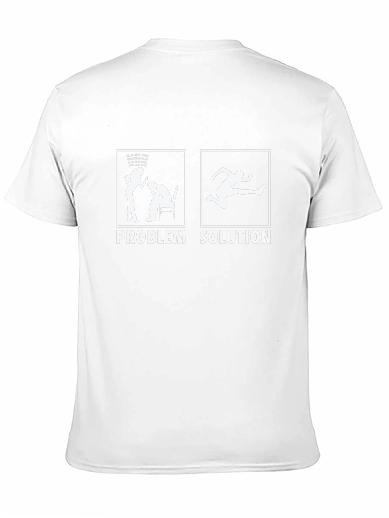 Problem Solution Graphic Tee - Black