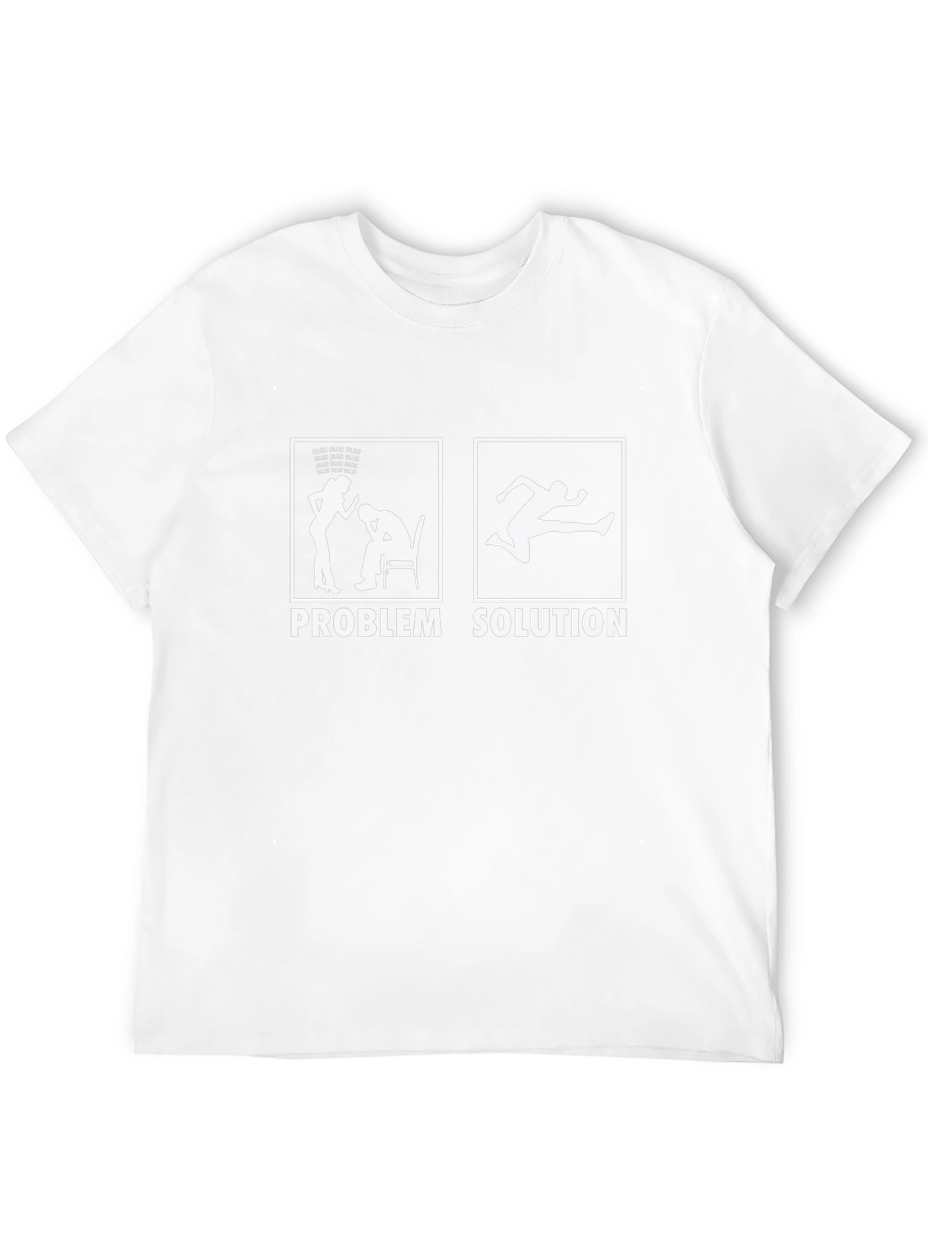 Problem Solution Graphic Tee - Black