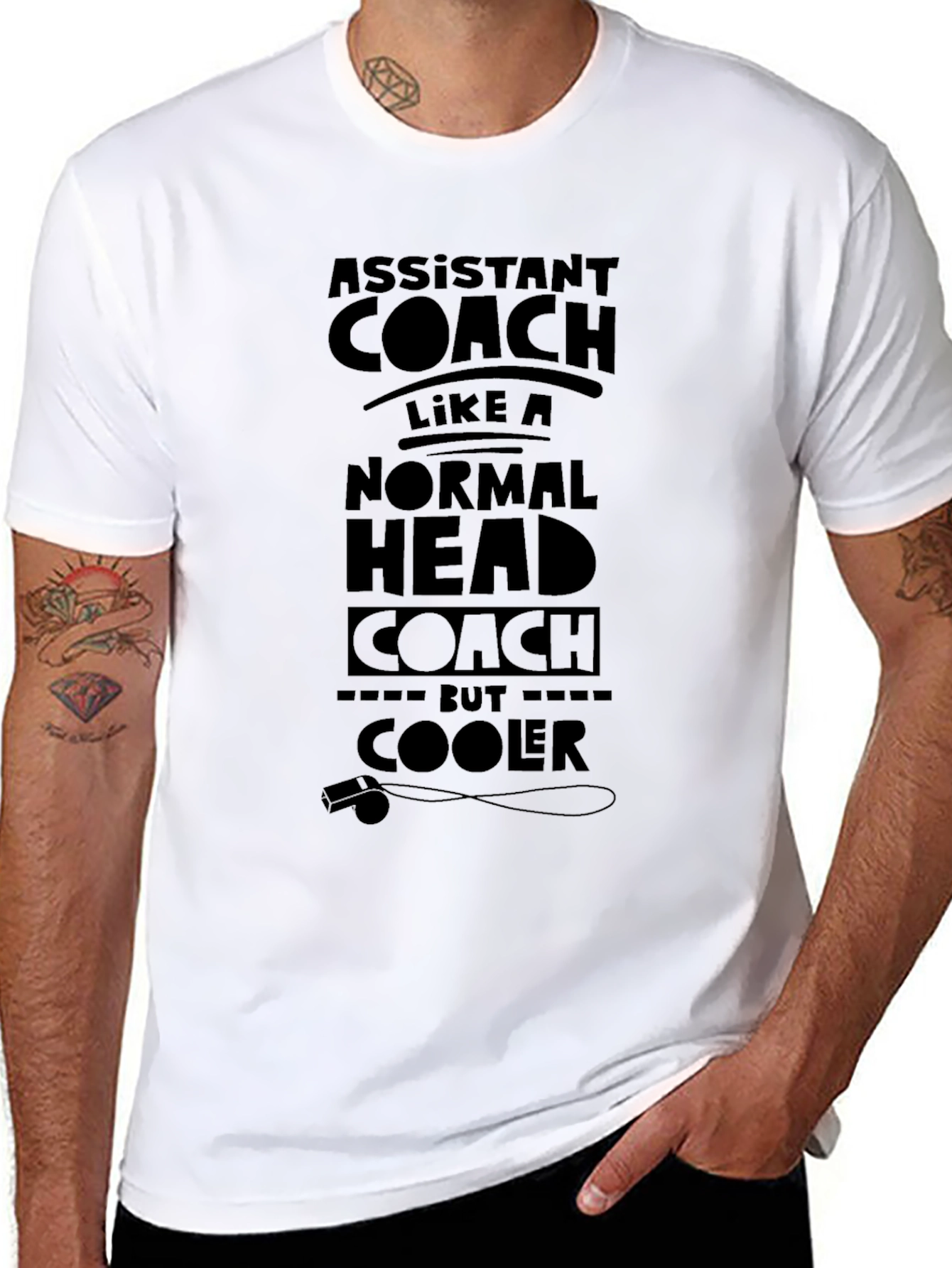 Assistant Coach Funny T-Shirt - Cooler Than Head Coach