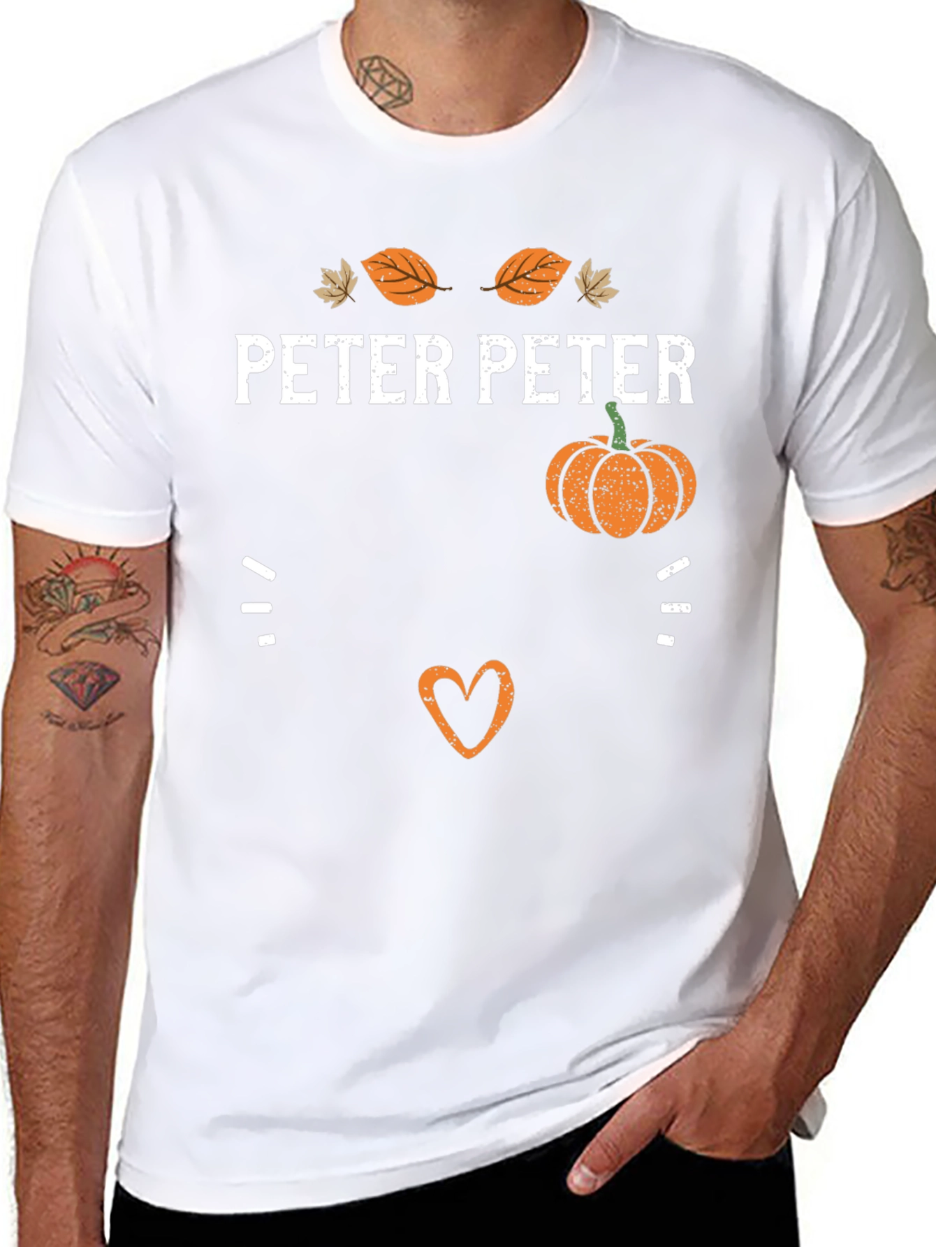 Peter Peter Pumpkin Eater Funny Graphic T-Shirt