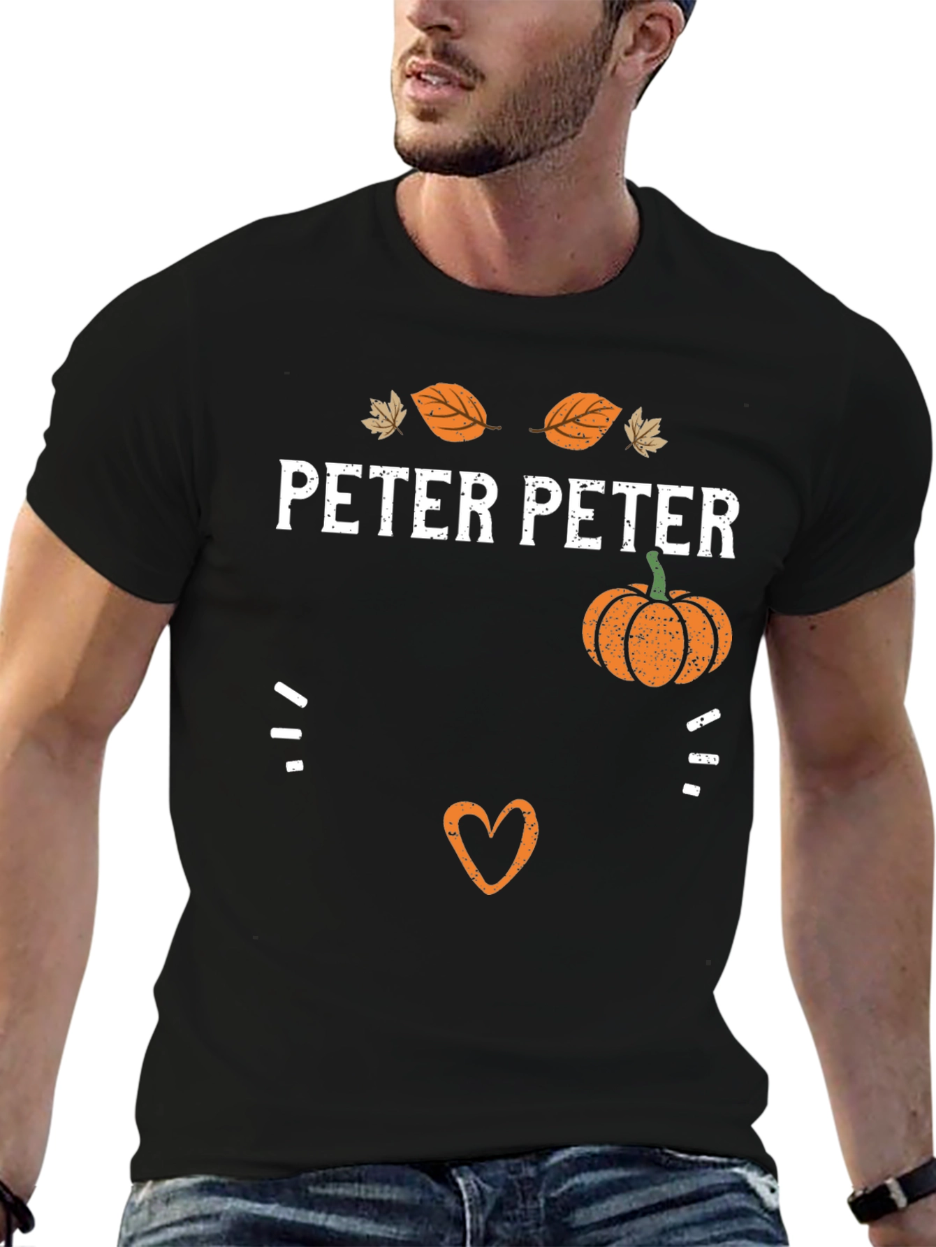 Peter Peter Pumpkin Eater Funny Graphic T-Shirt