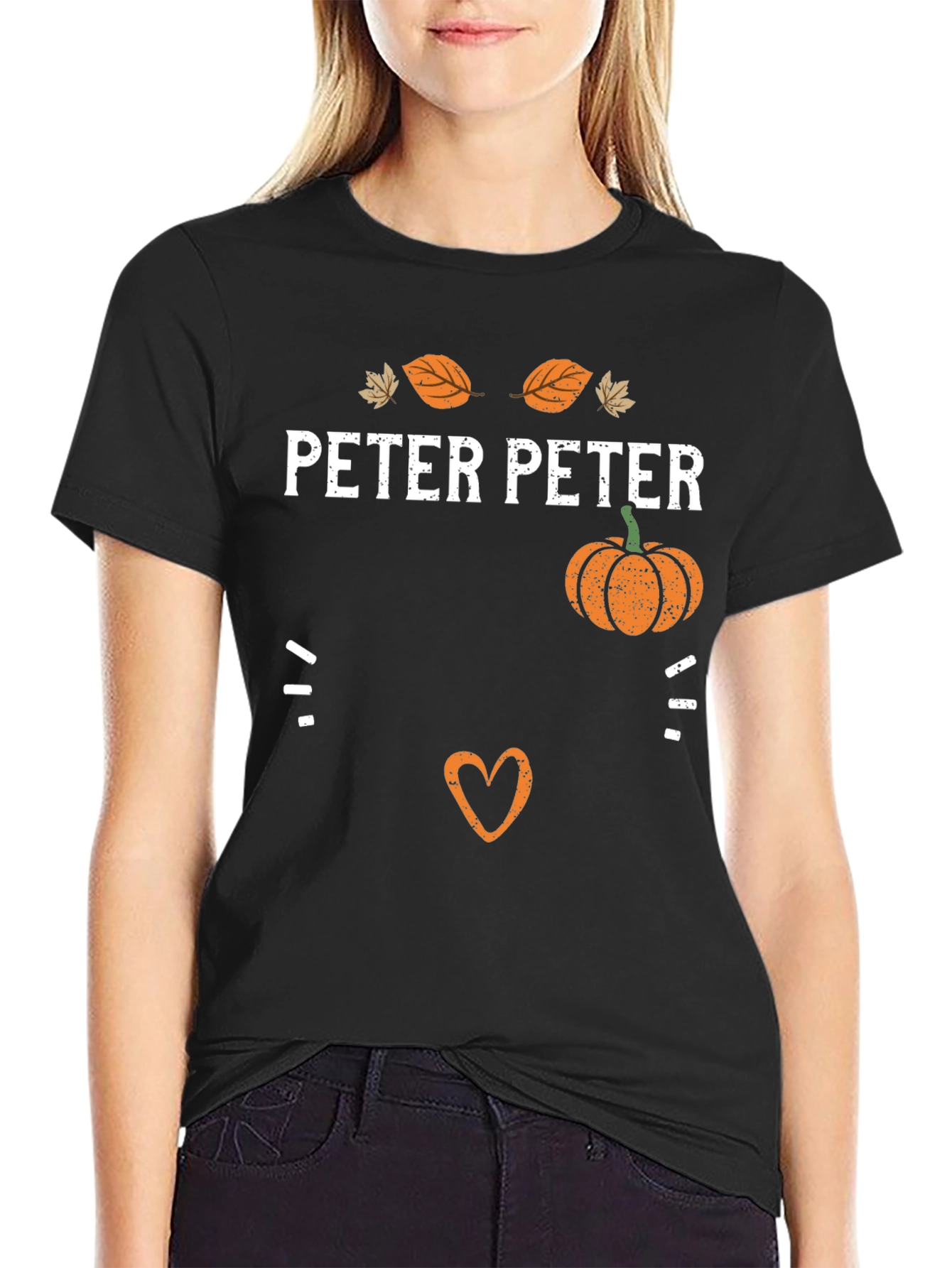 Peter Peter Pumpkin Eater Funny Graphic T-Shirt