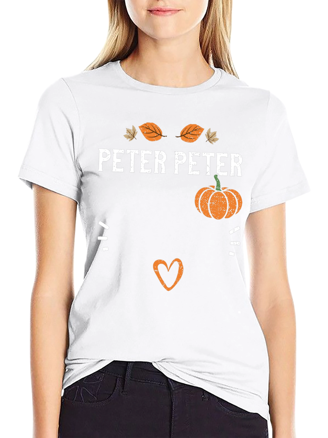 Peter Peter Pumpkin Eater Funny Graphic T-Shirt