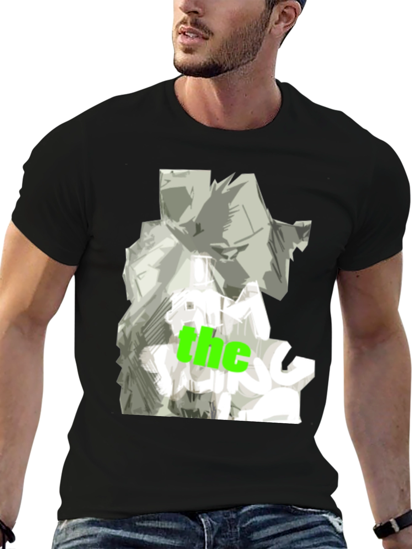 Abstract Graphic Print T-Shirt