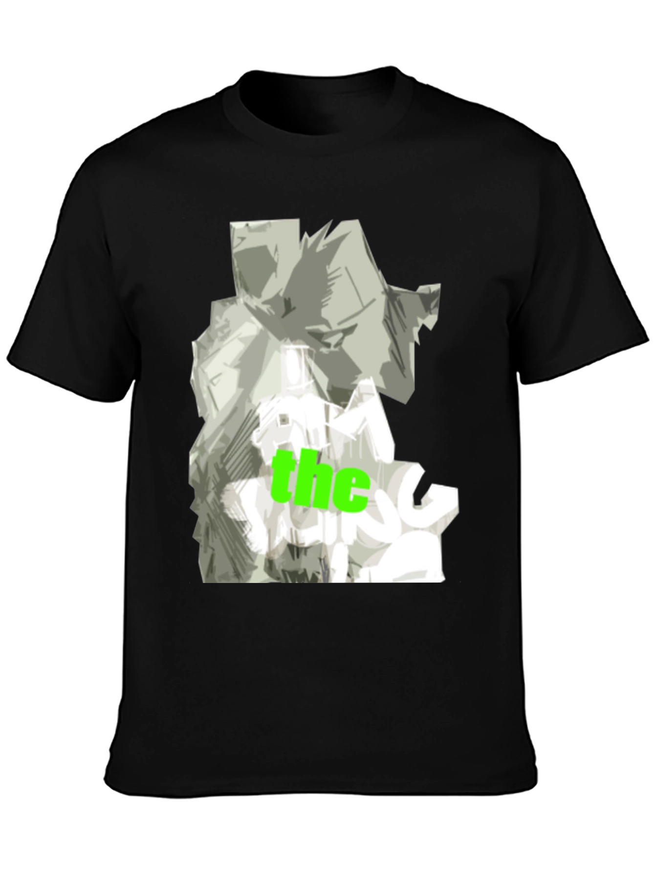 Abstract Graphic Print T-Shirt