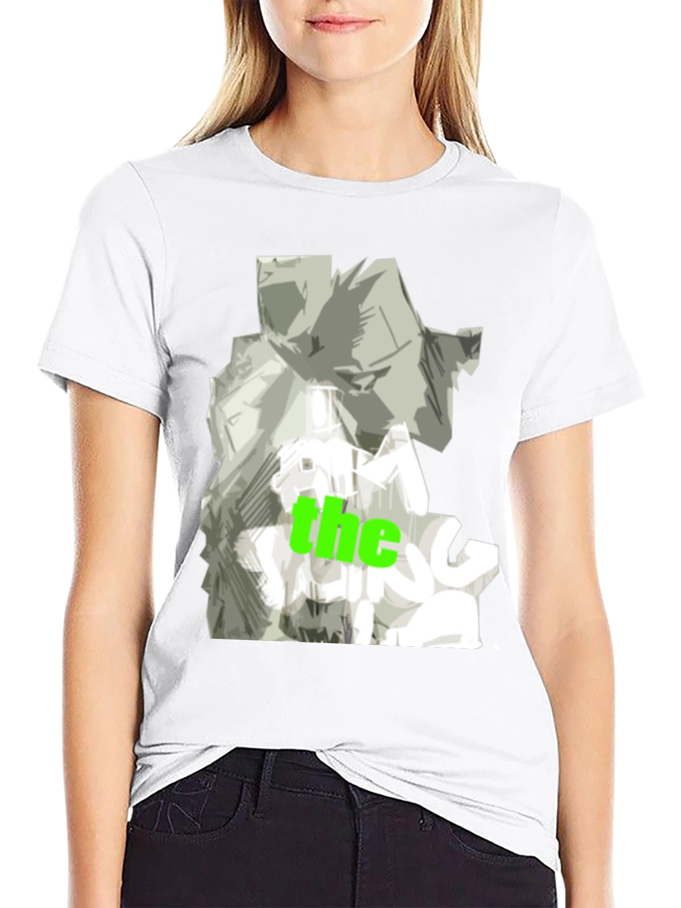 Abstract Graphic Print T-Shirt