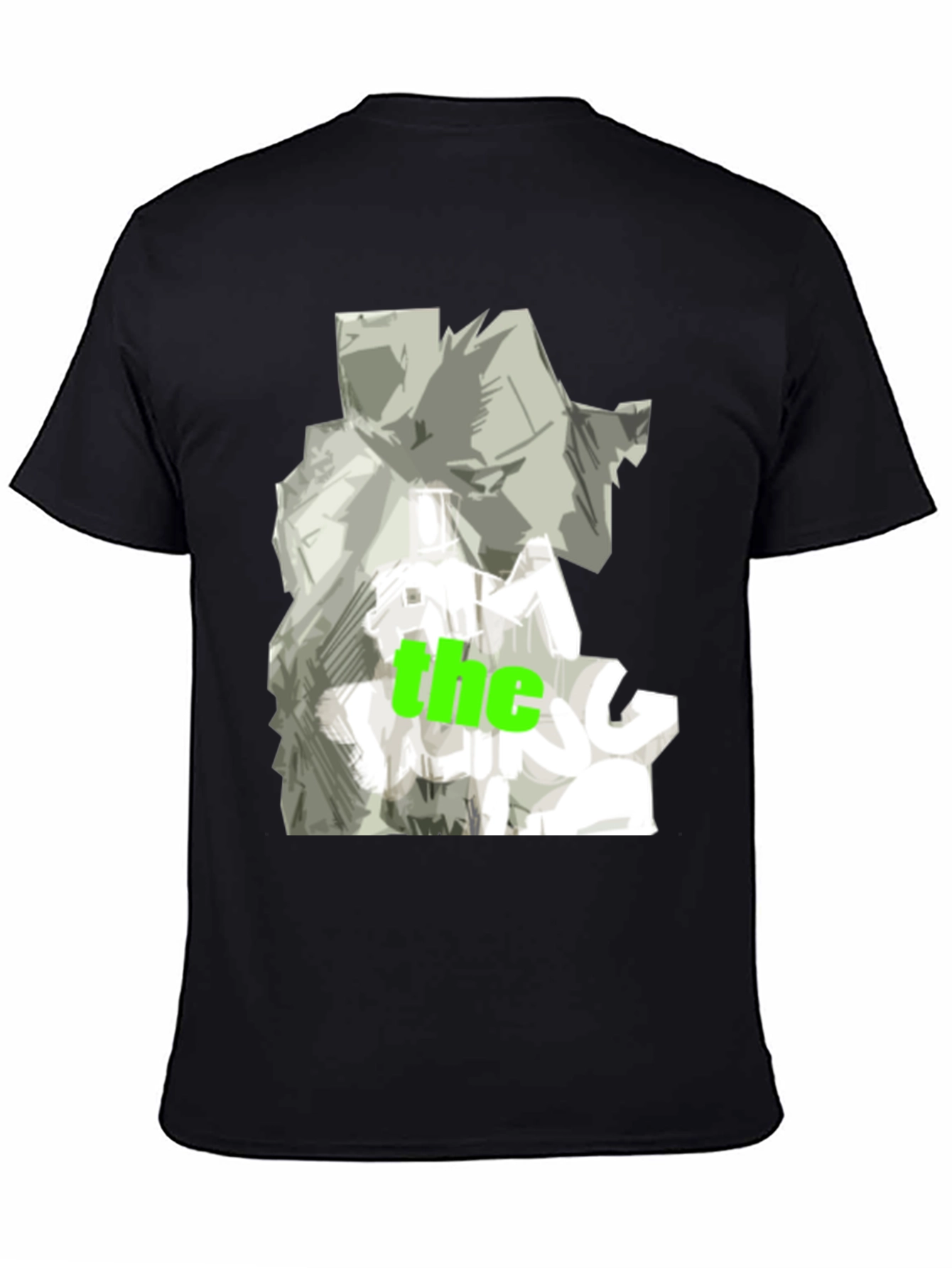 Abstract Graphic Print T-Shirt