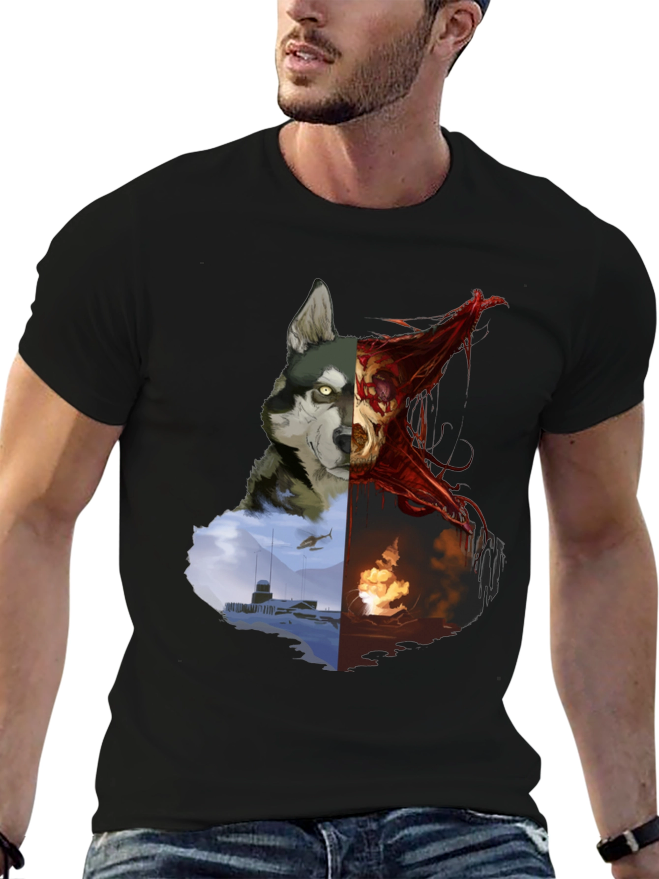The Thing Inspired Graphic T-Shirt