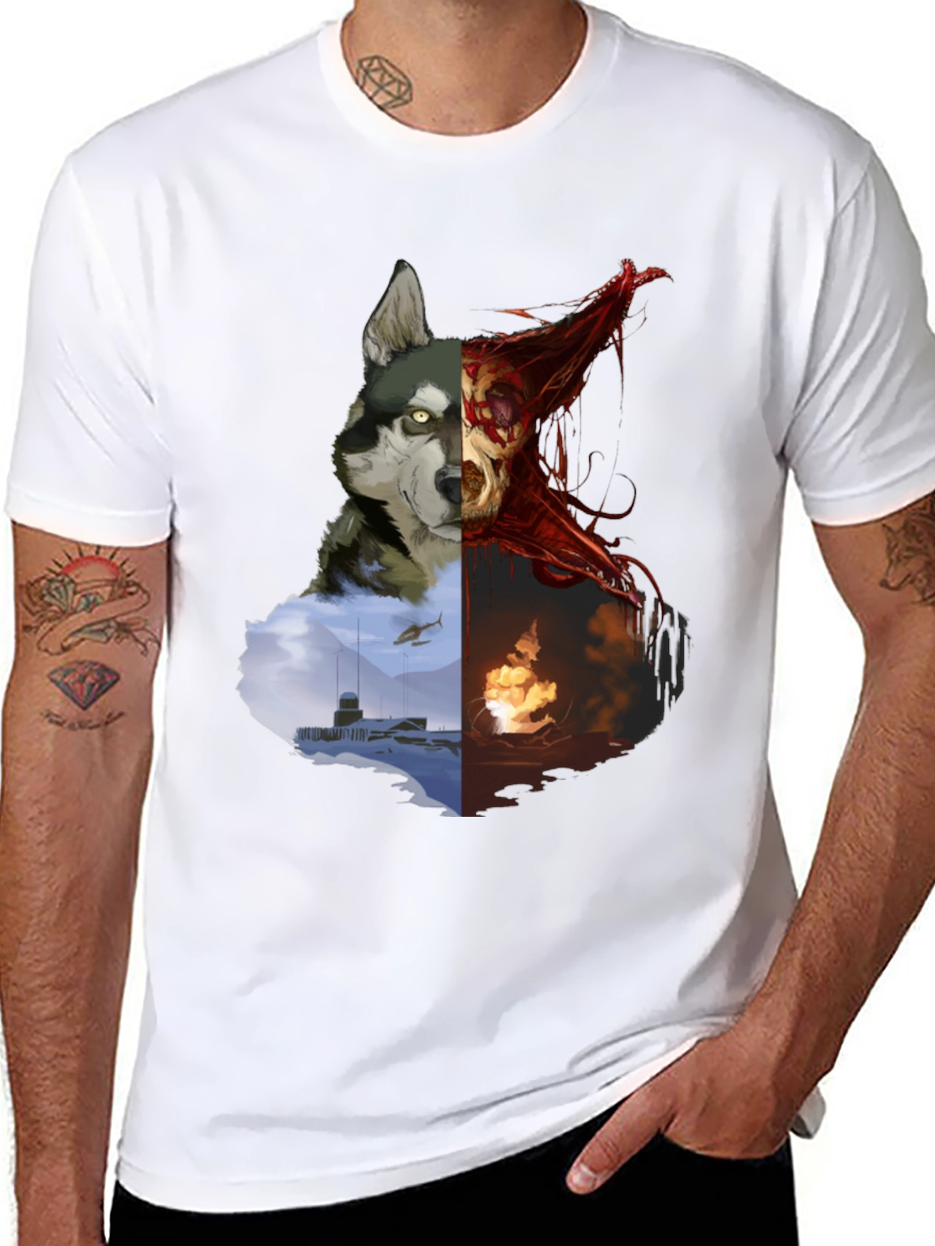 The Thing Inspired Graphic T-Shirt