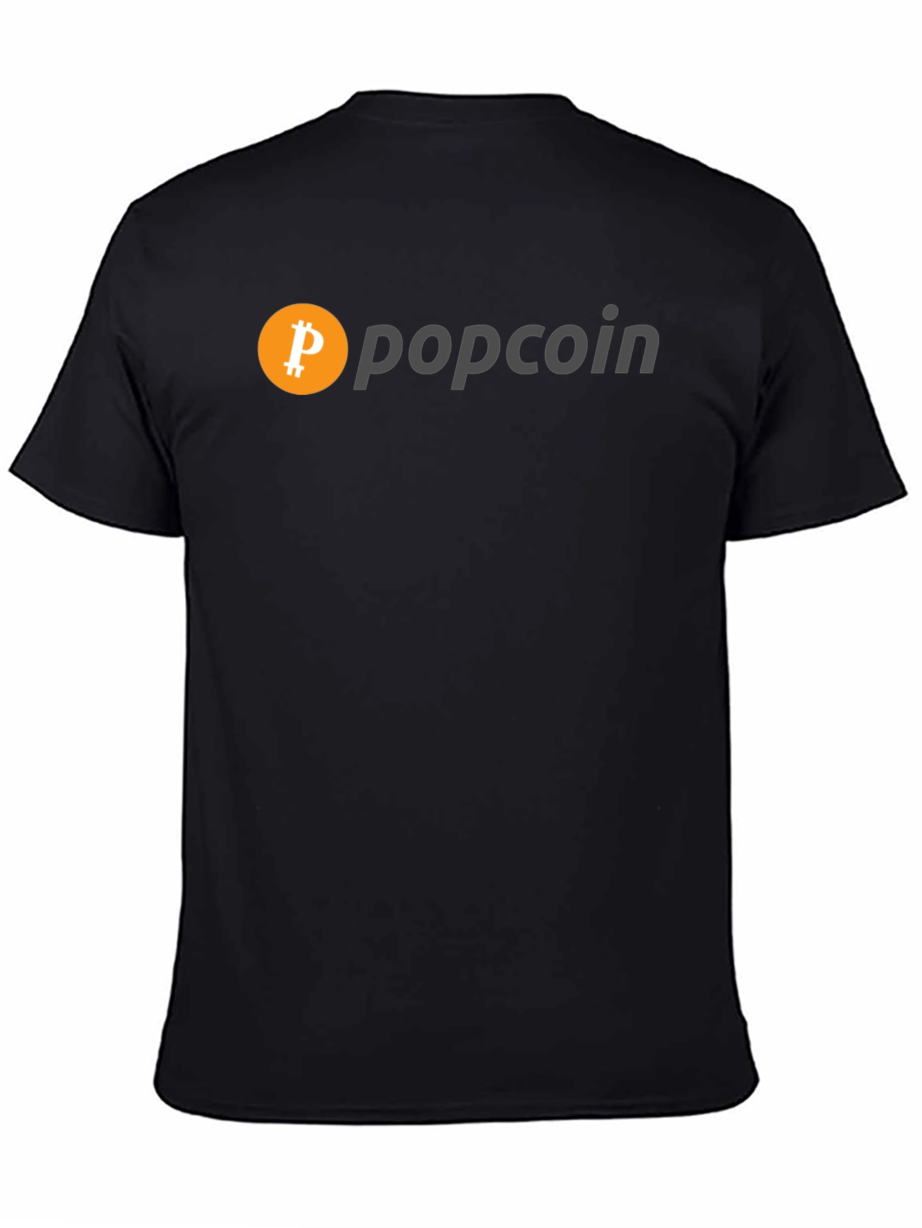 Popcoin Bitcoin Inspired Graphic T-Shirt