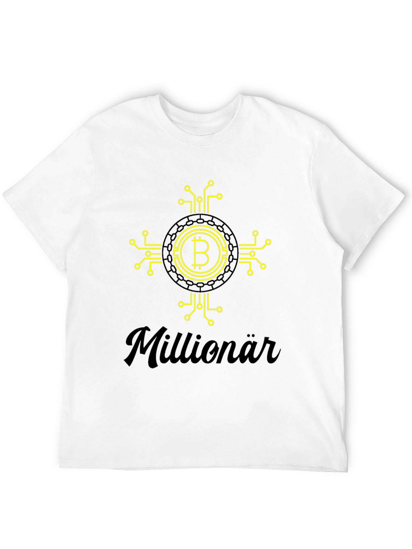 Bitcoin Millionär Black T-Shirt - Crypto Tee