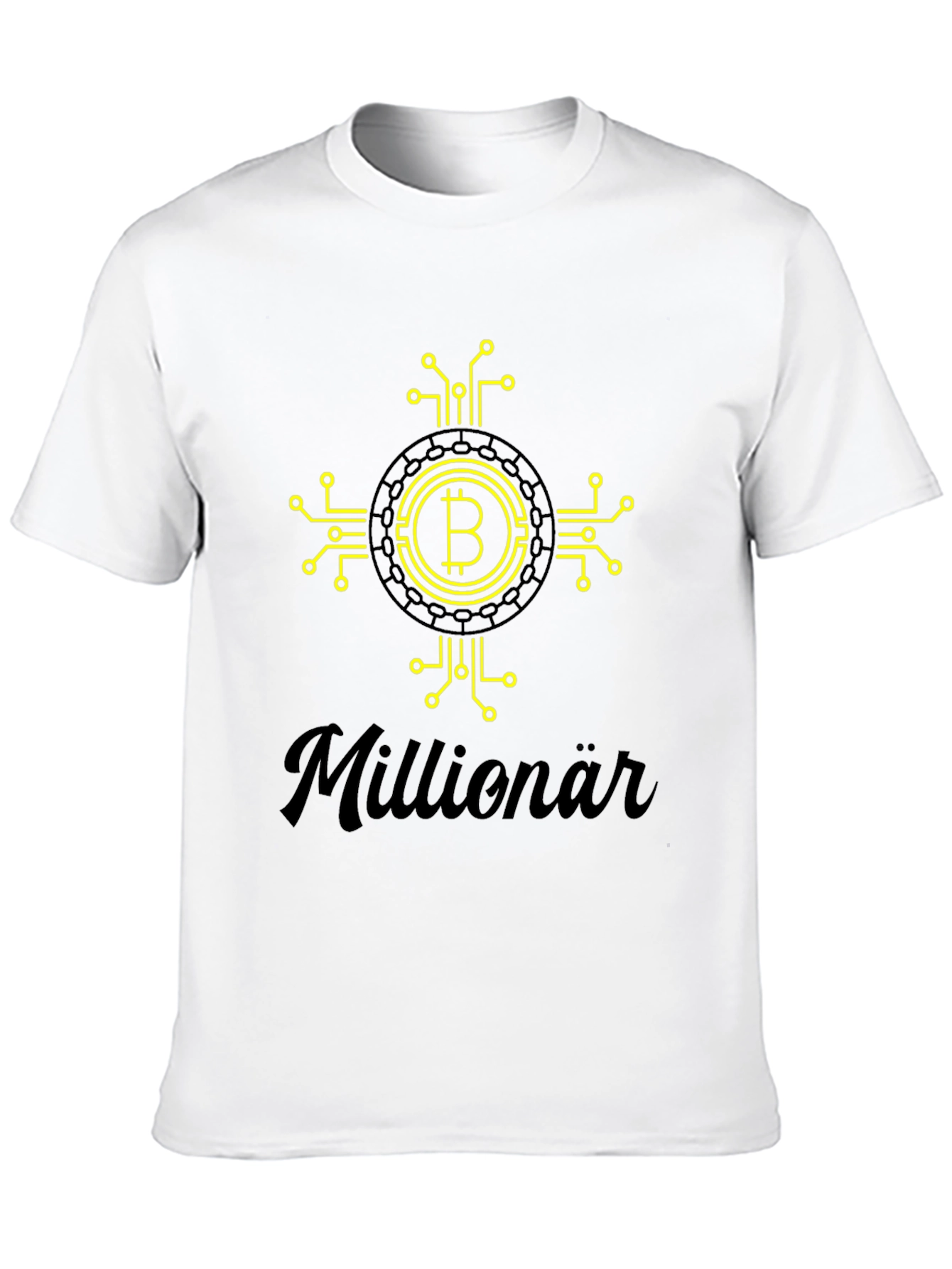 Bitcoin Millionär Black T-Shirt - Crypto Tee