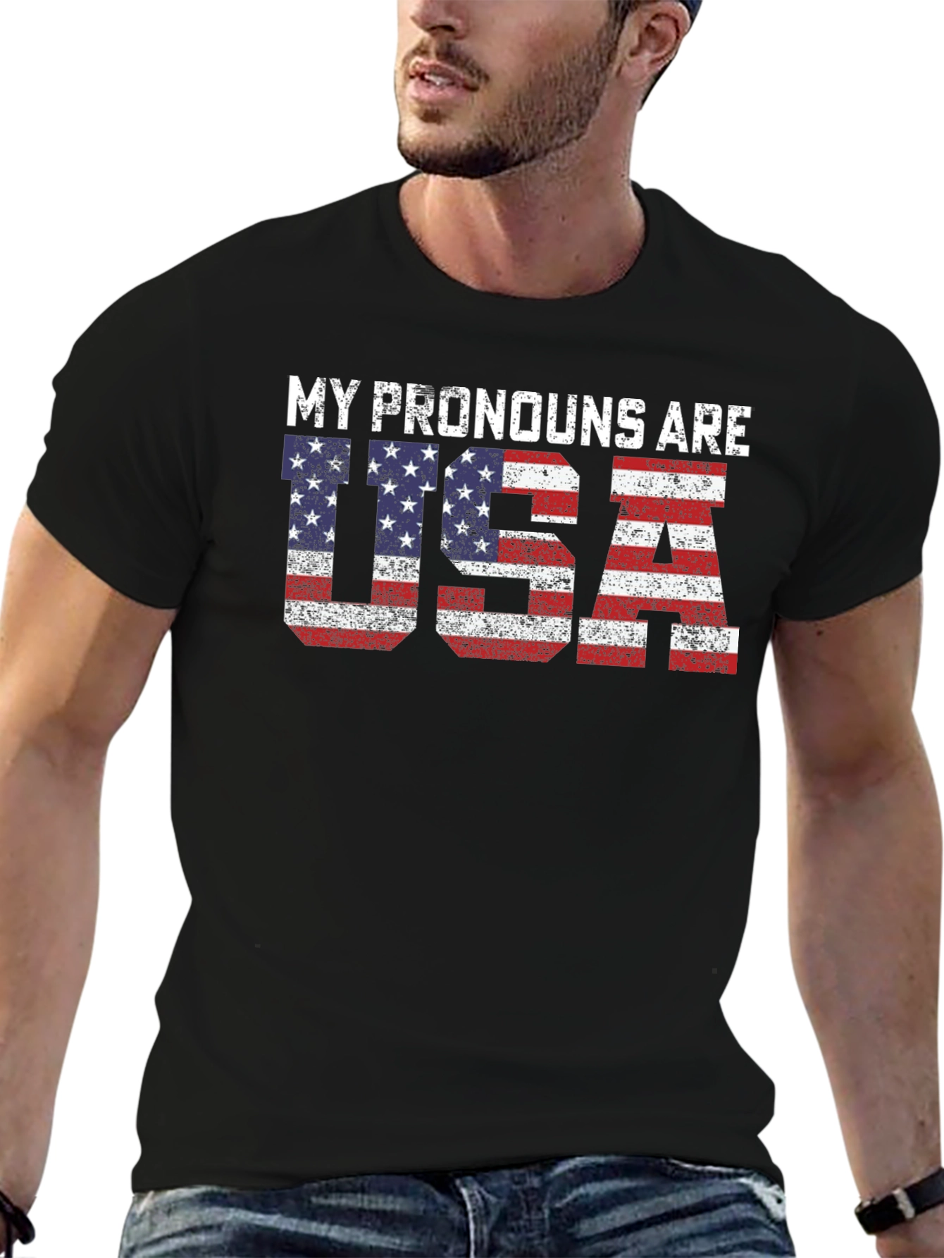 My Pronouns Are USA Patriotic T-Shirt