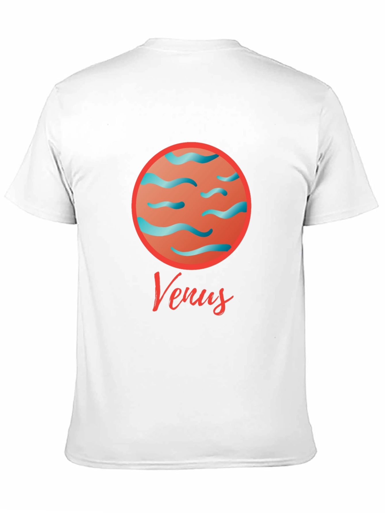 Venus Planet T-Shirt - Black Cotton Graphic Tee