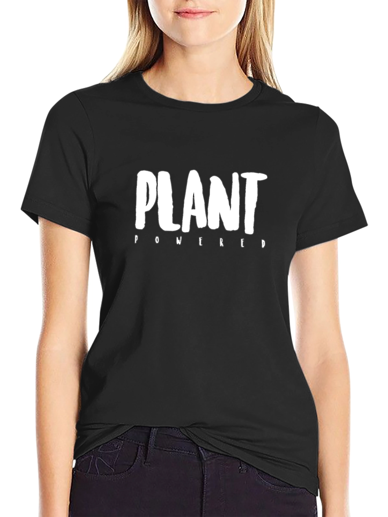 Plant Powered Black T-Shirt