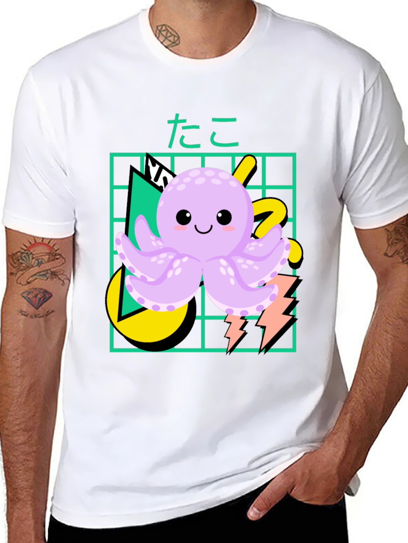 Kawaii Octopus Graphic Tee