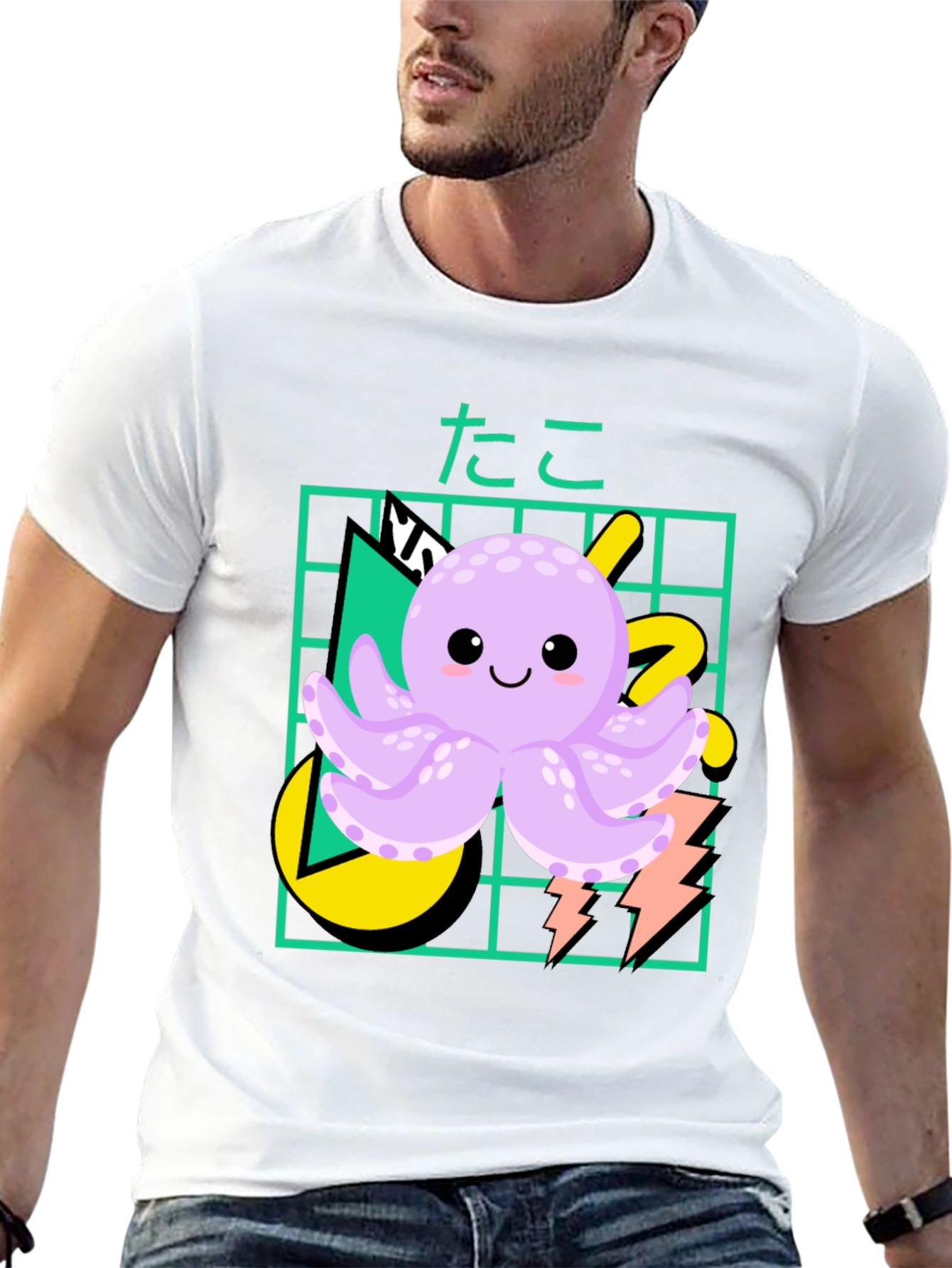 Kawaii Octopus Graphic Tee